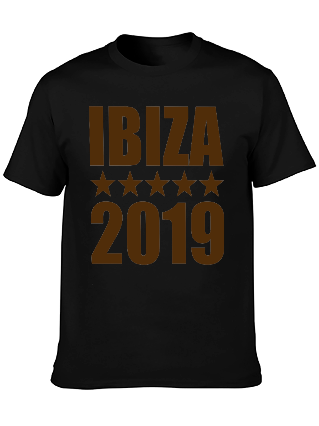 Ibiza 2019 Graphic Tee - Mens Black T-Shirt