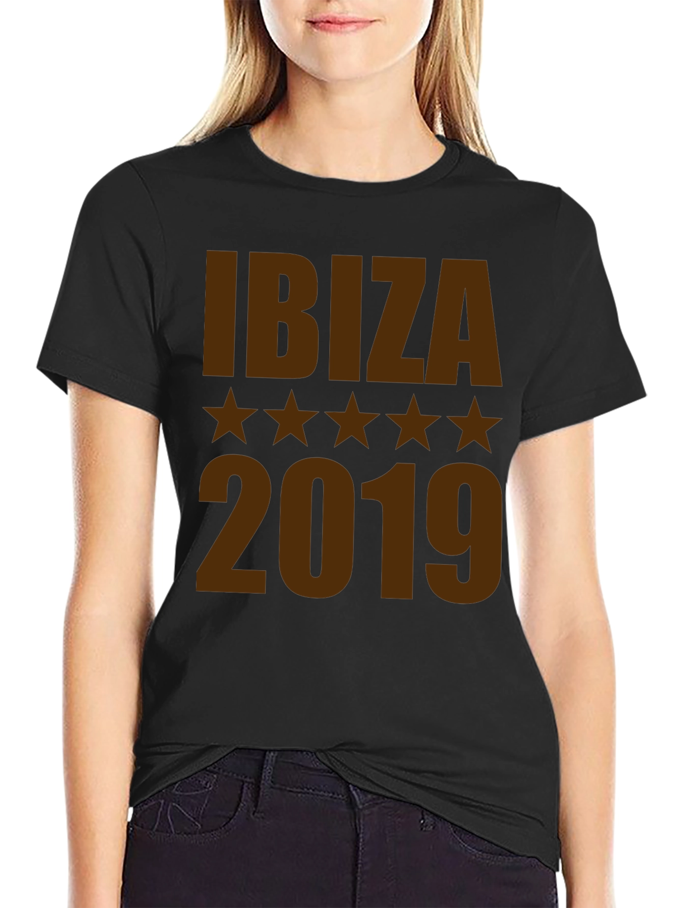 Ibiza 2019 Graphic Tee - Mens Black T-Shirt