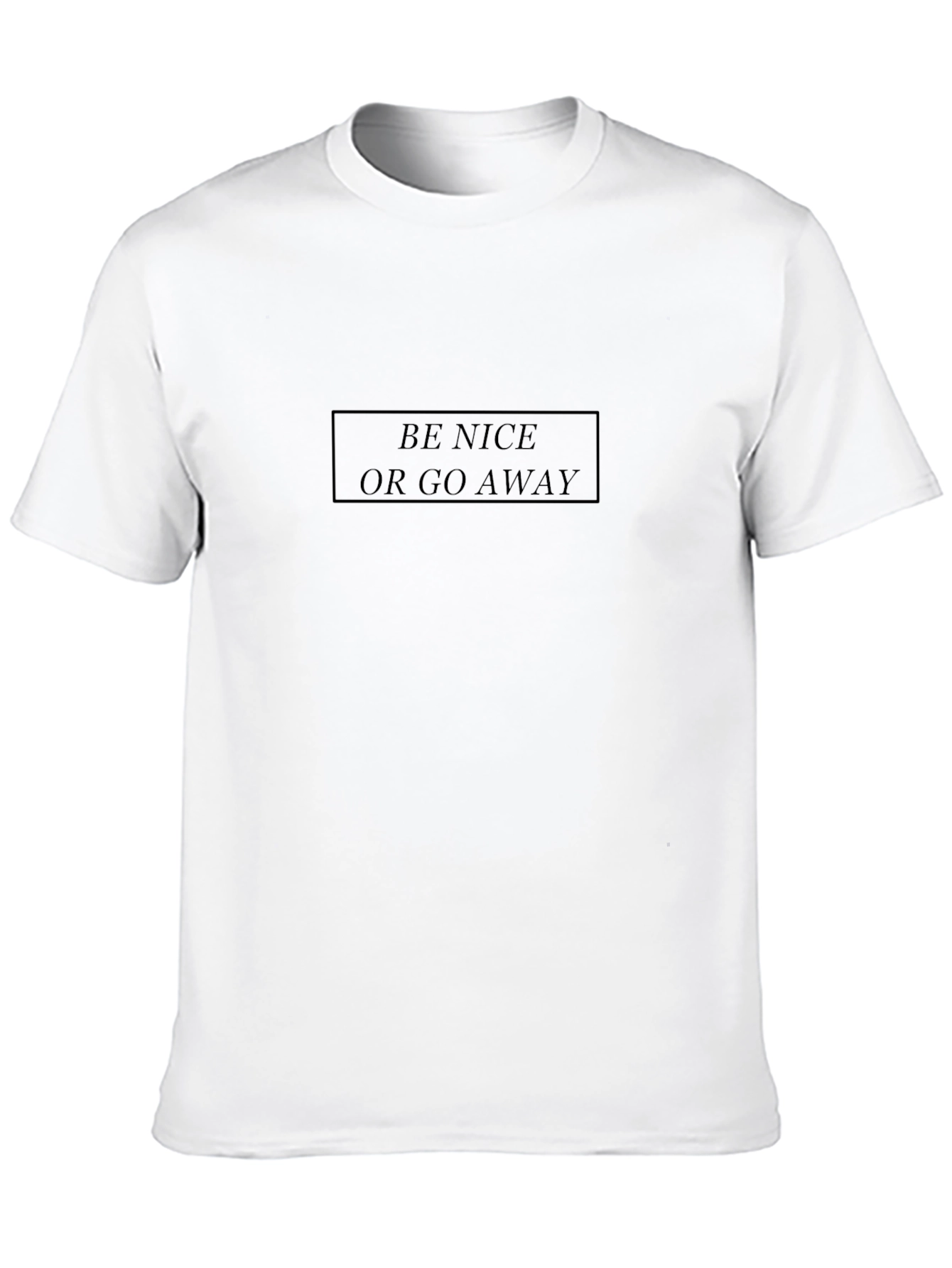 Be Nice T-Shirt - Mens Black Graphic Tee