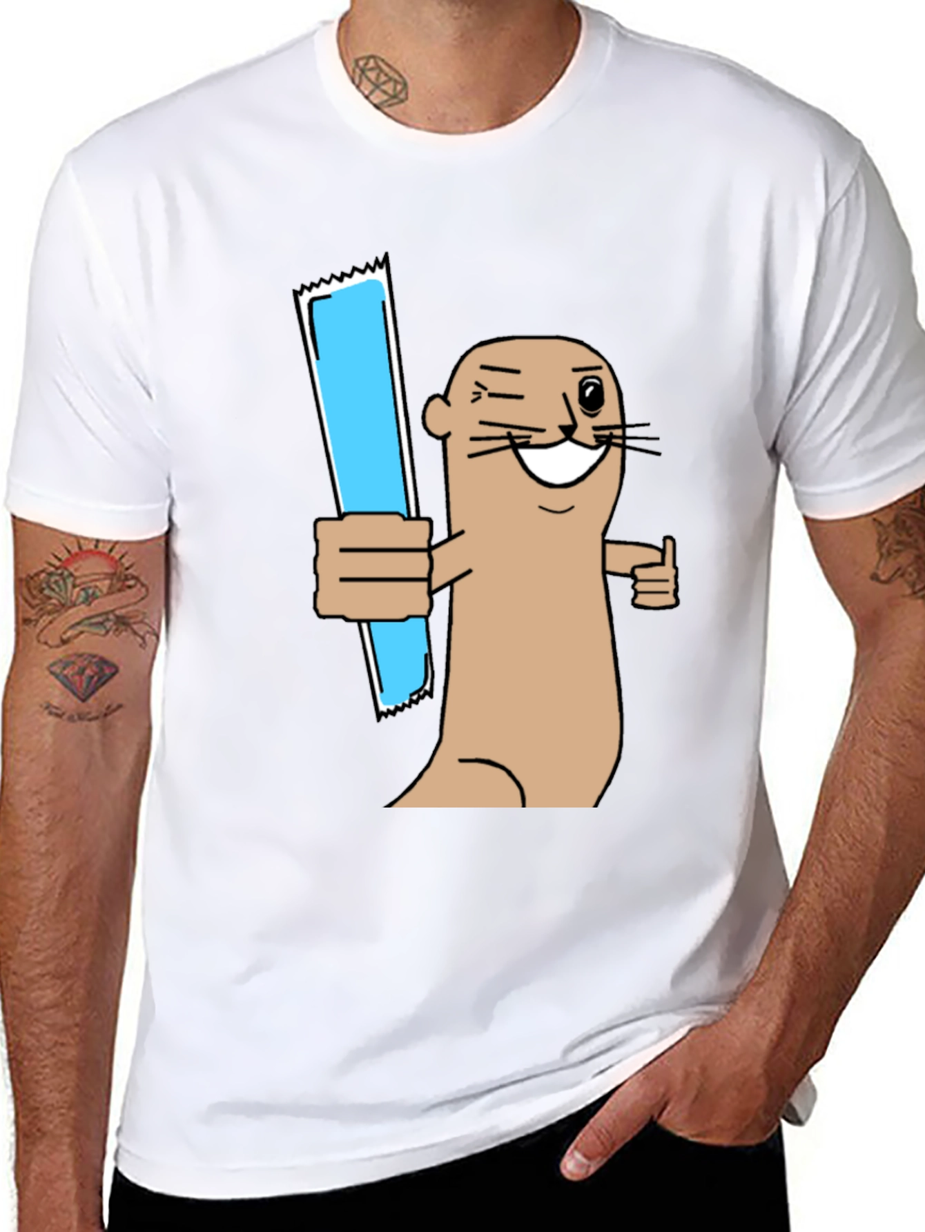 Funny Otter Pop T-Shirt