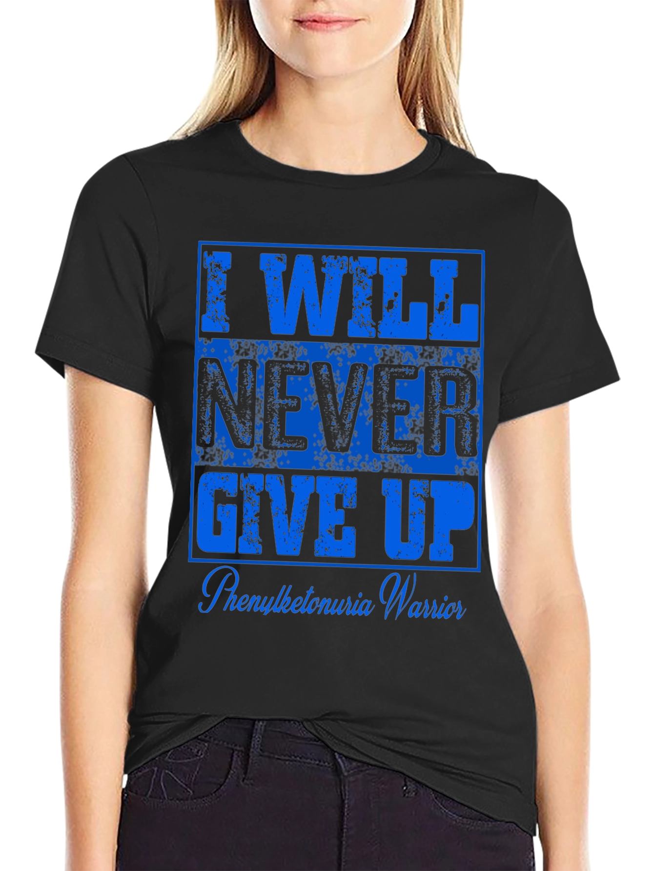I Will Never Give Up Warrior T-Shirt