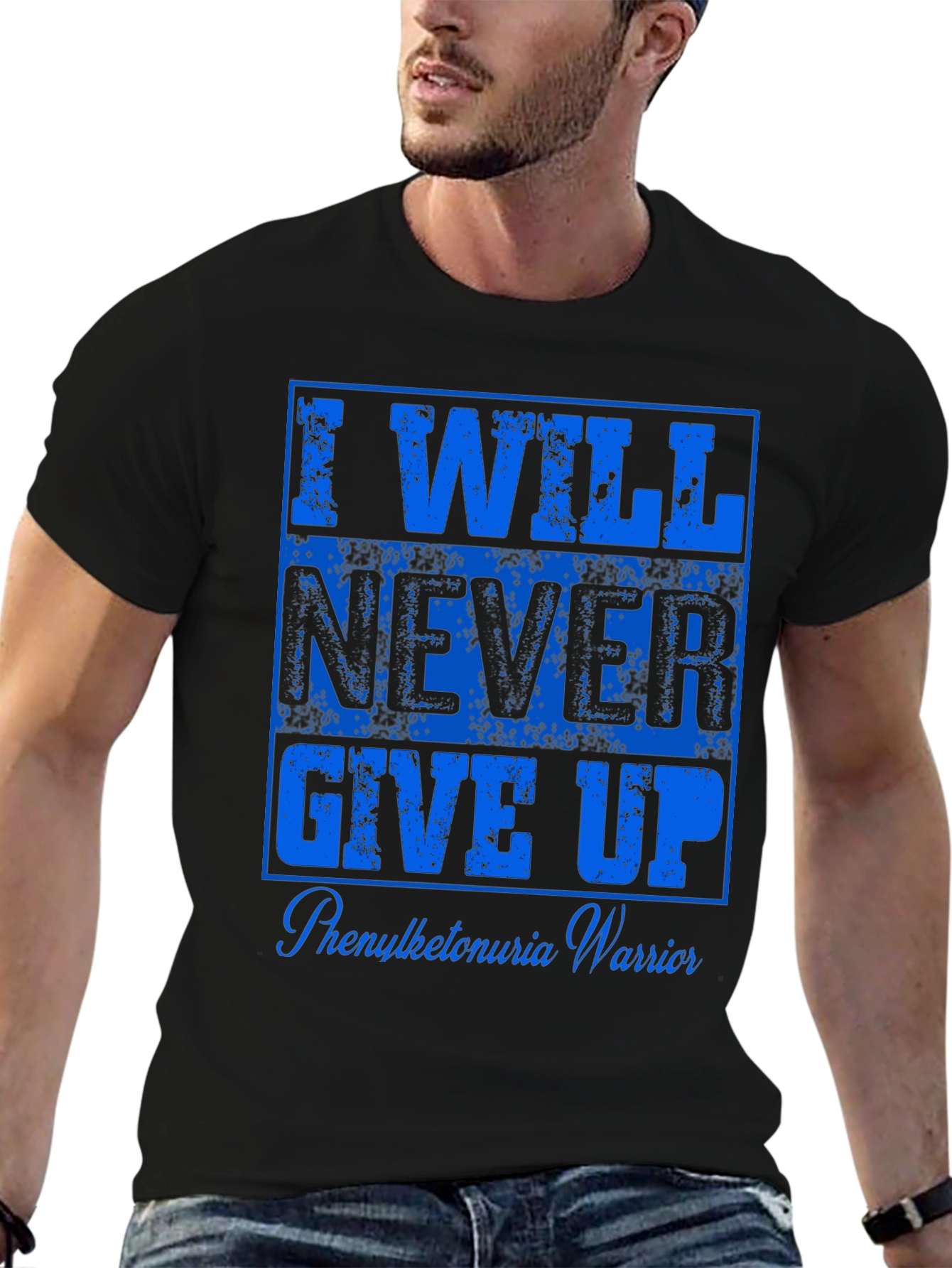 I Will Never Give Up Warrior T-Shirt