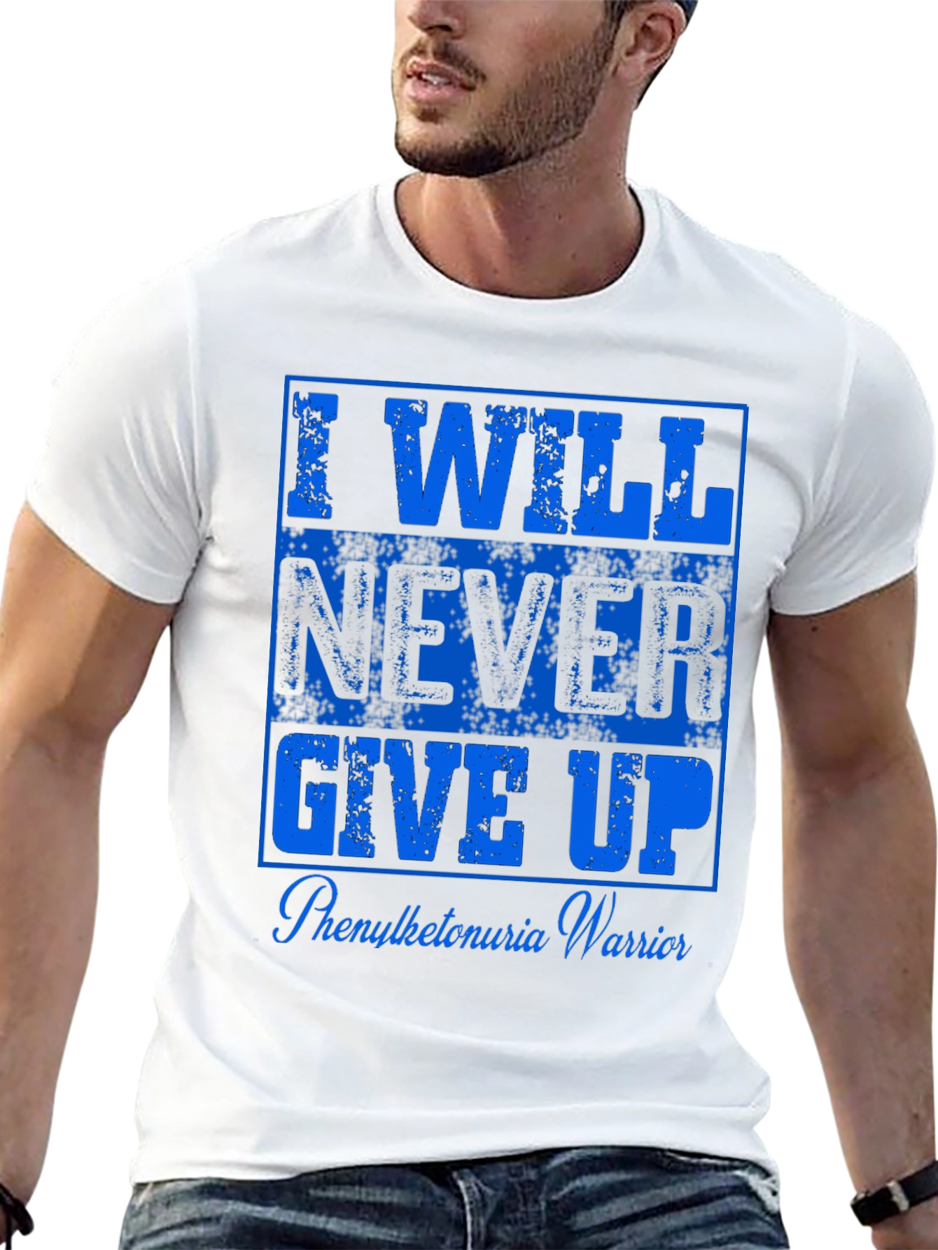 I Will Never Give Up Warrior T-Shirt