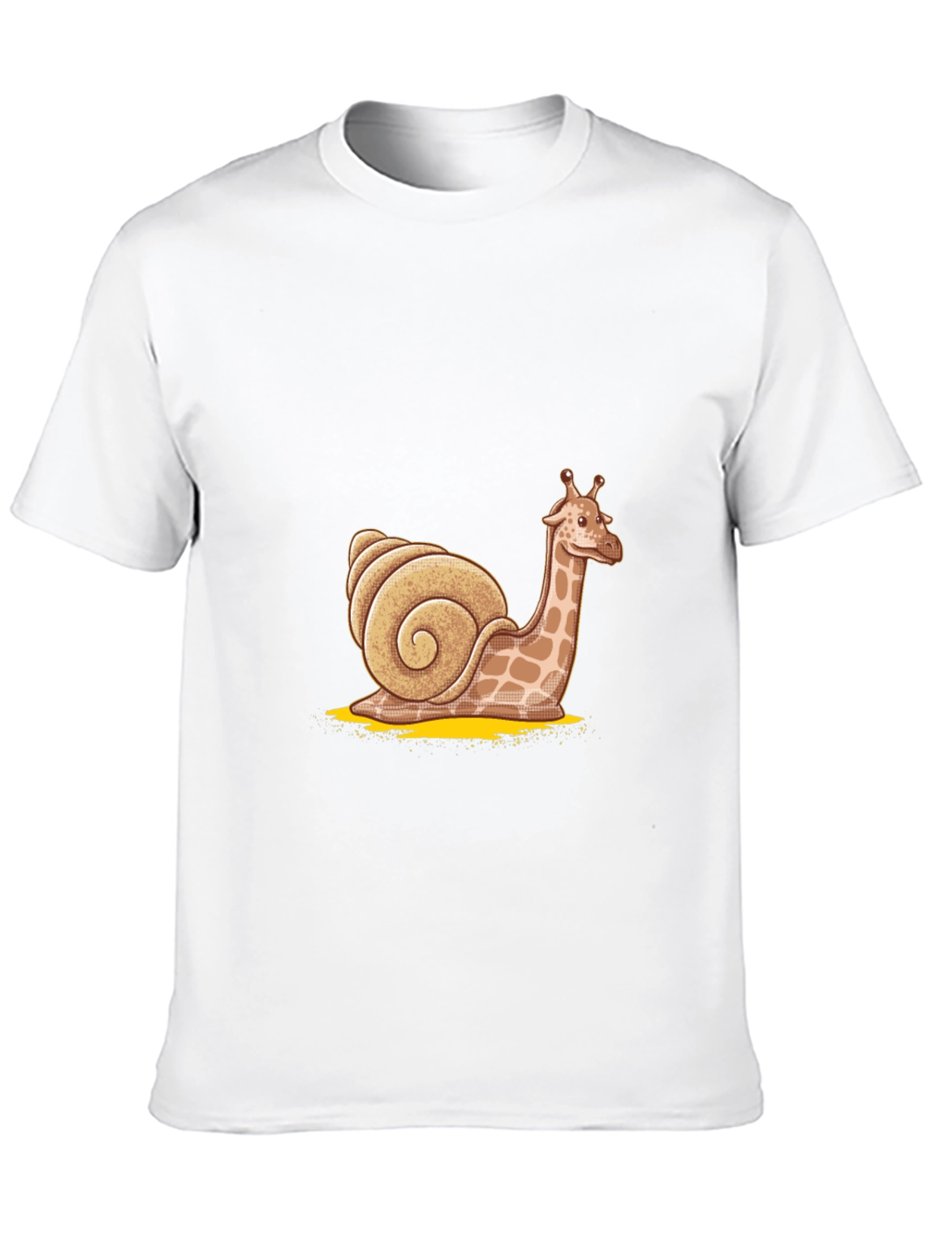 Giraffe Snail Graphic Tee