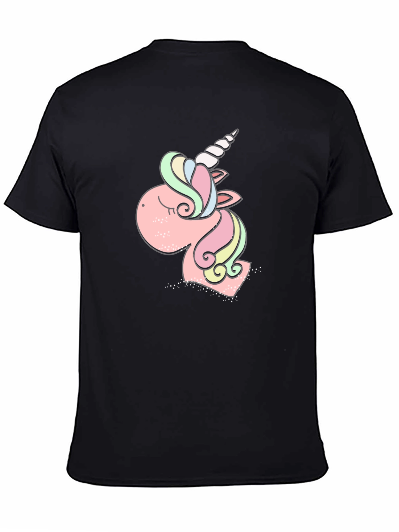 Unicorn Graphic Tee - Black T-Shirt