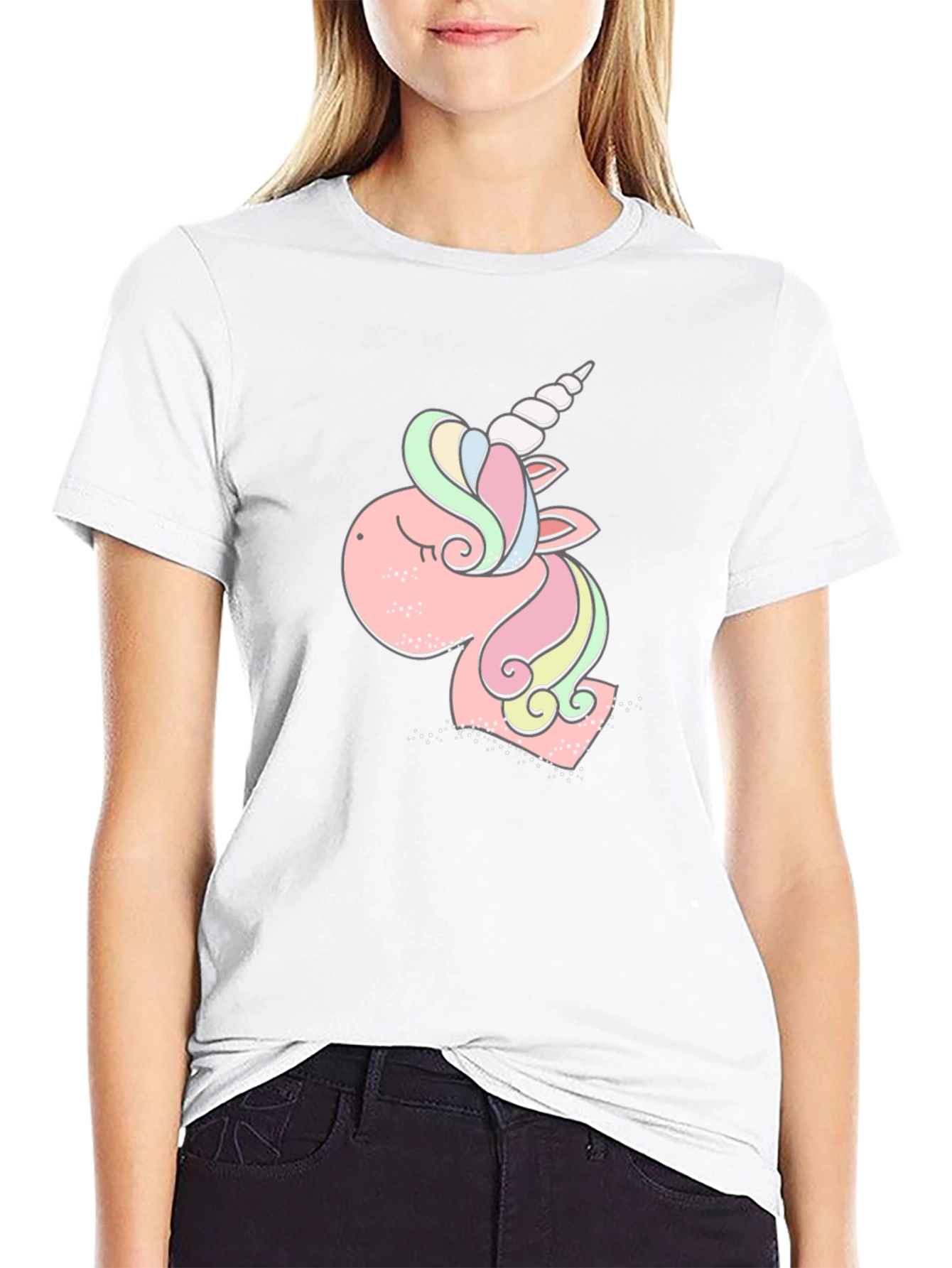Unicorn Graphic Tee - Black T-Shirt