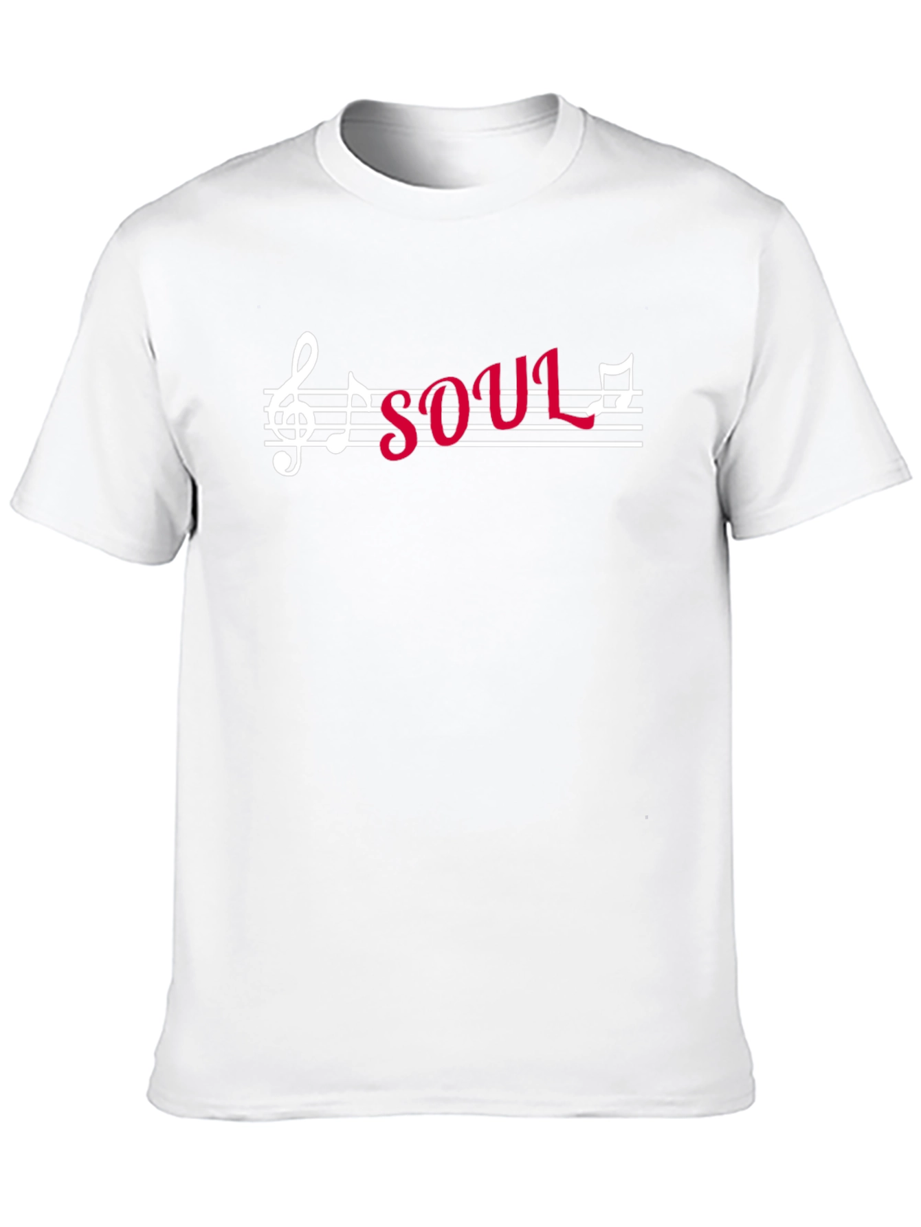 Soul Music T-Shirt: Musical Note Graphic Tee