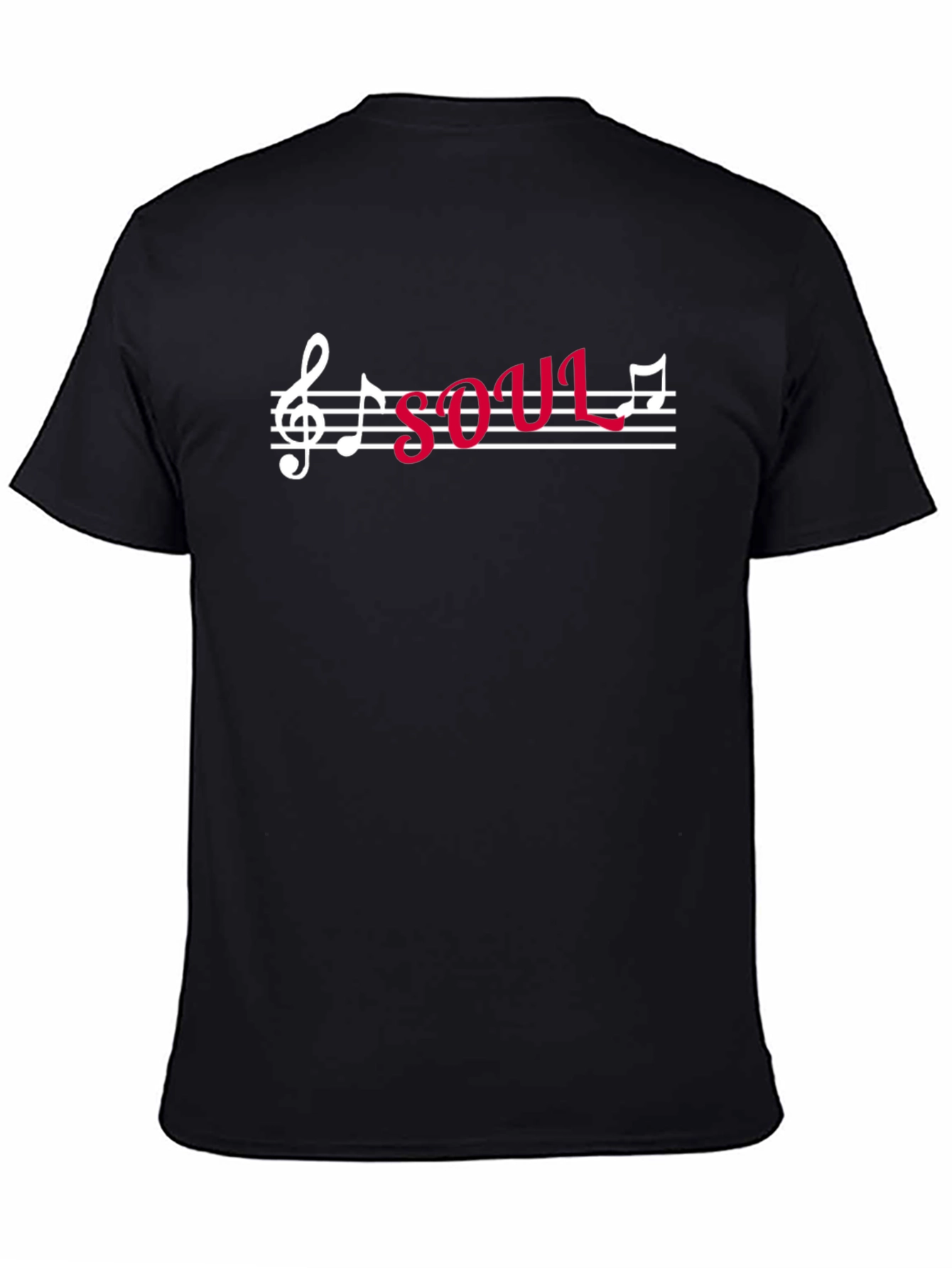 Soul Music T-Shirt: Musical Note Graphic Tee