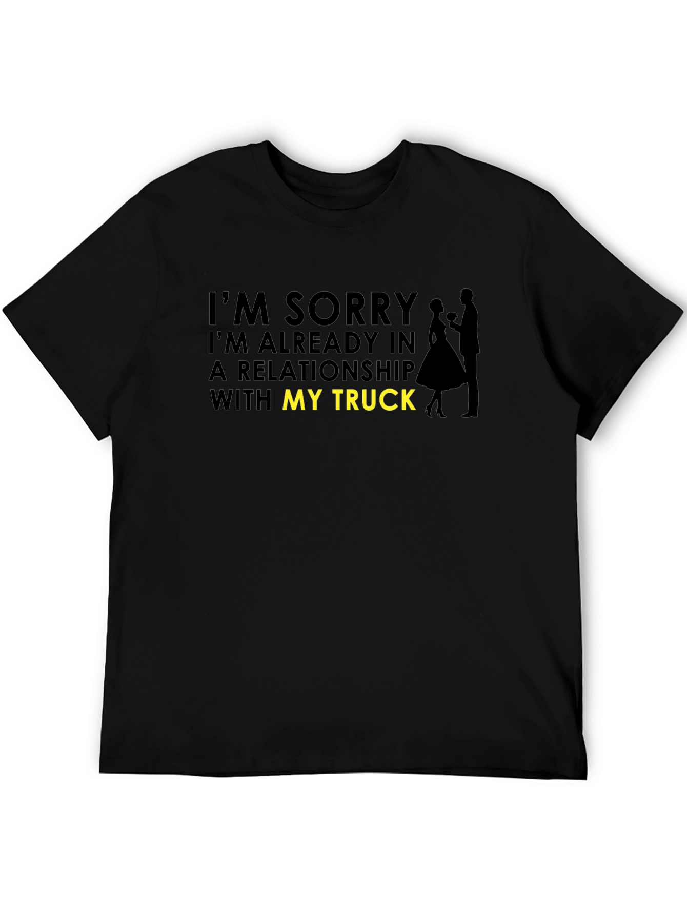 Truck Relationship Graphic Tee - Novelty Shirt