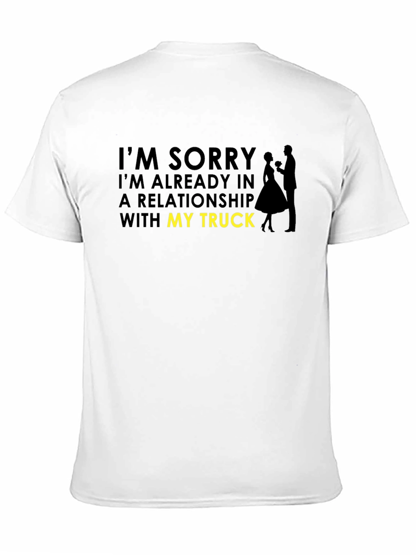 Truck Relationship Graphic Tee - Novelty Shirt