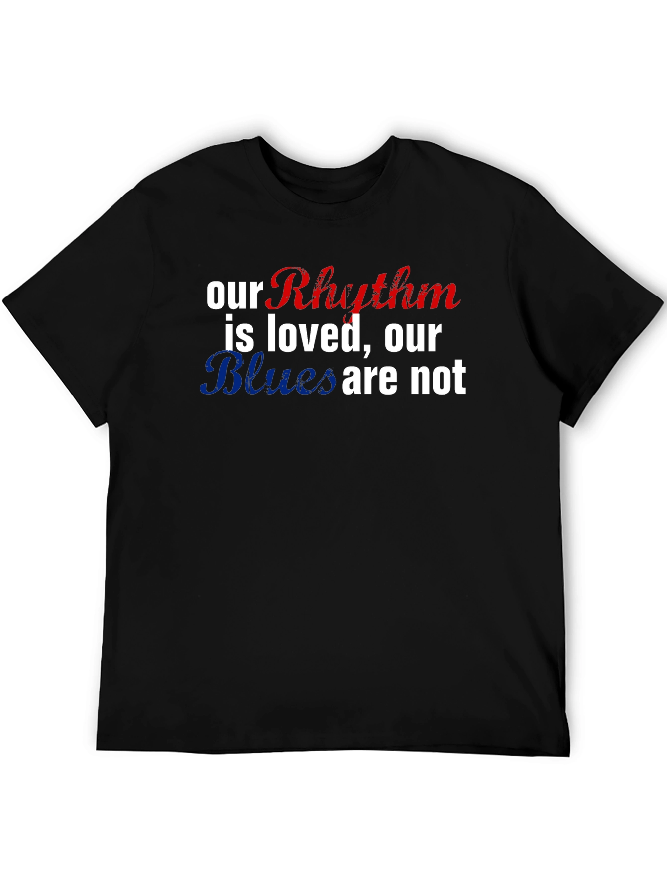 Rhythm & Blues Graphic T-Shirt - Black Cotton Tee
