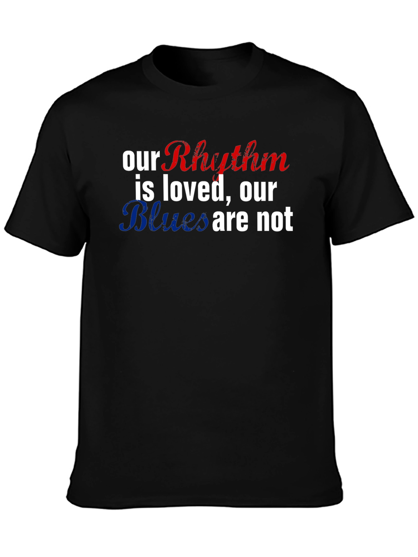 Rhythm & Blues Graphic T-Shirt - Black Cotton Tee