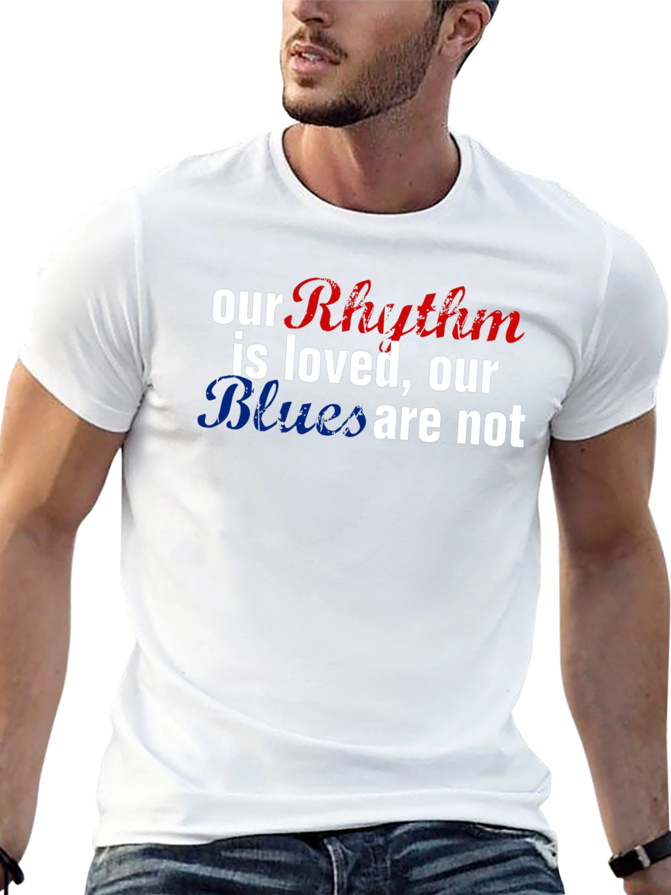 Rhythm & Blues Graphic T-Shirt - Black Cotton Tee