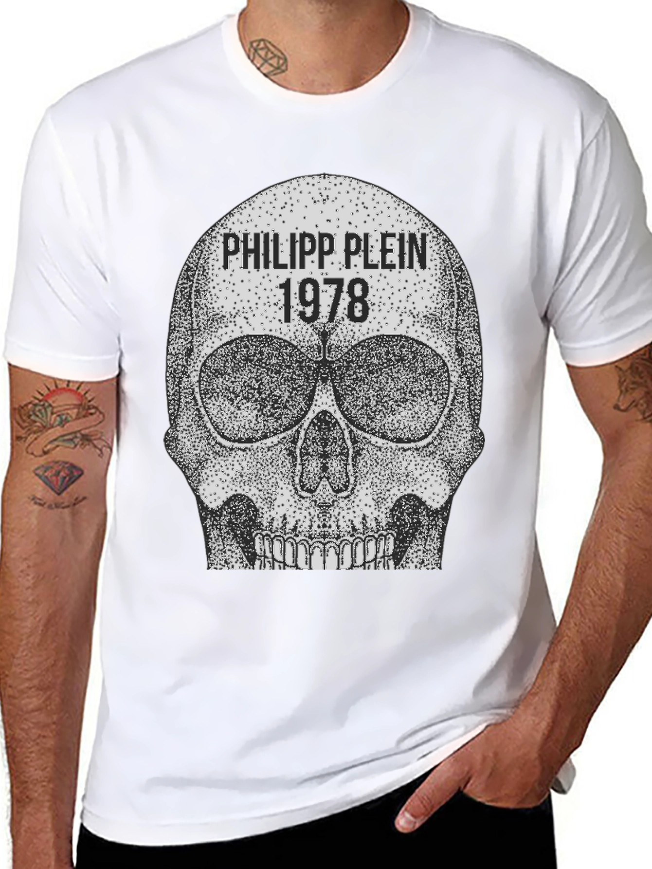 Philipp Plein 1978 Skull Graphic Tee