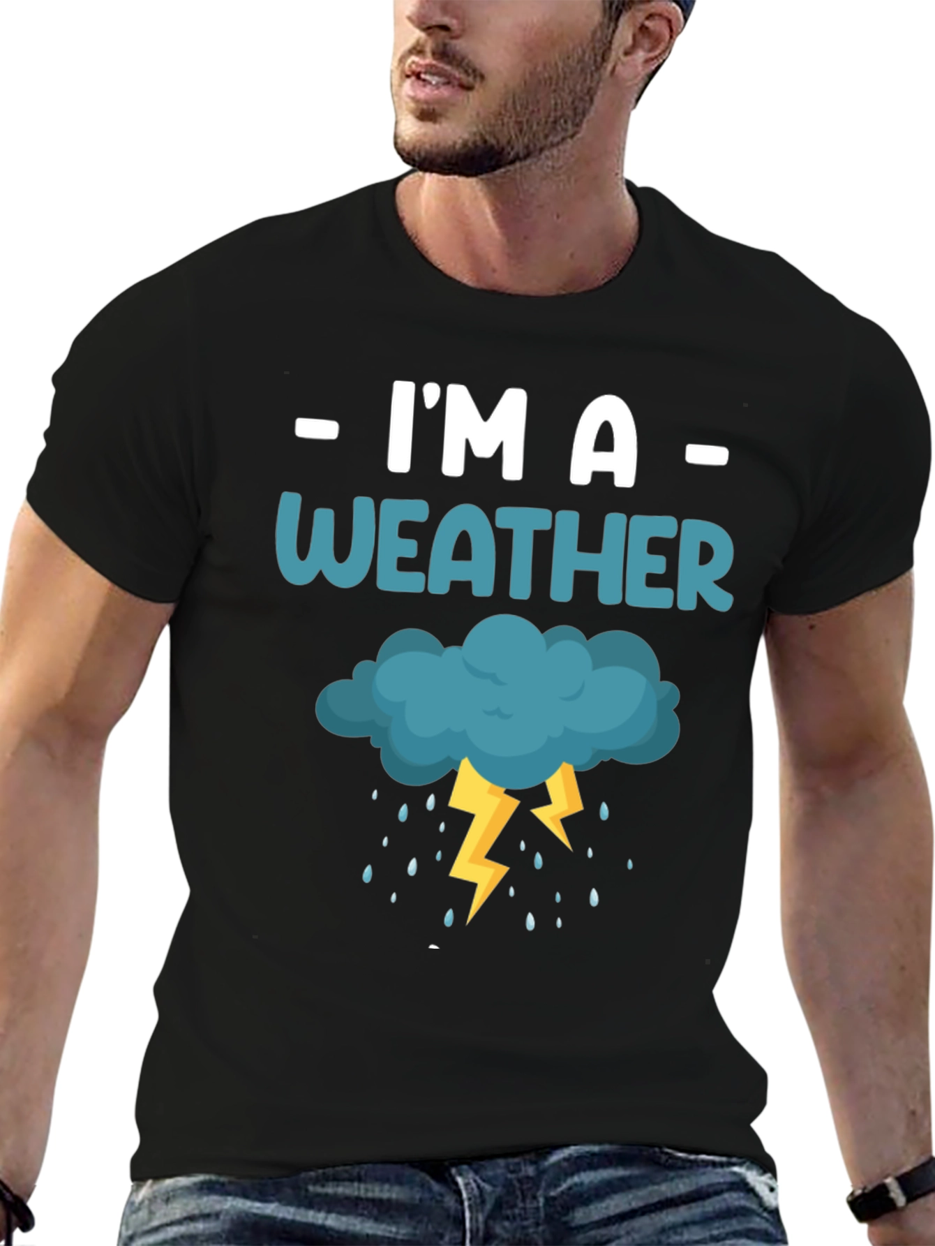 Im a Weather Cloud Lightning Graphic T-Shirt