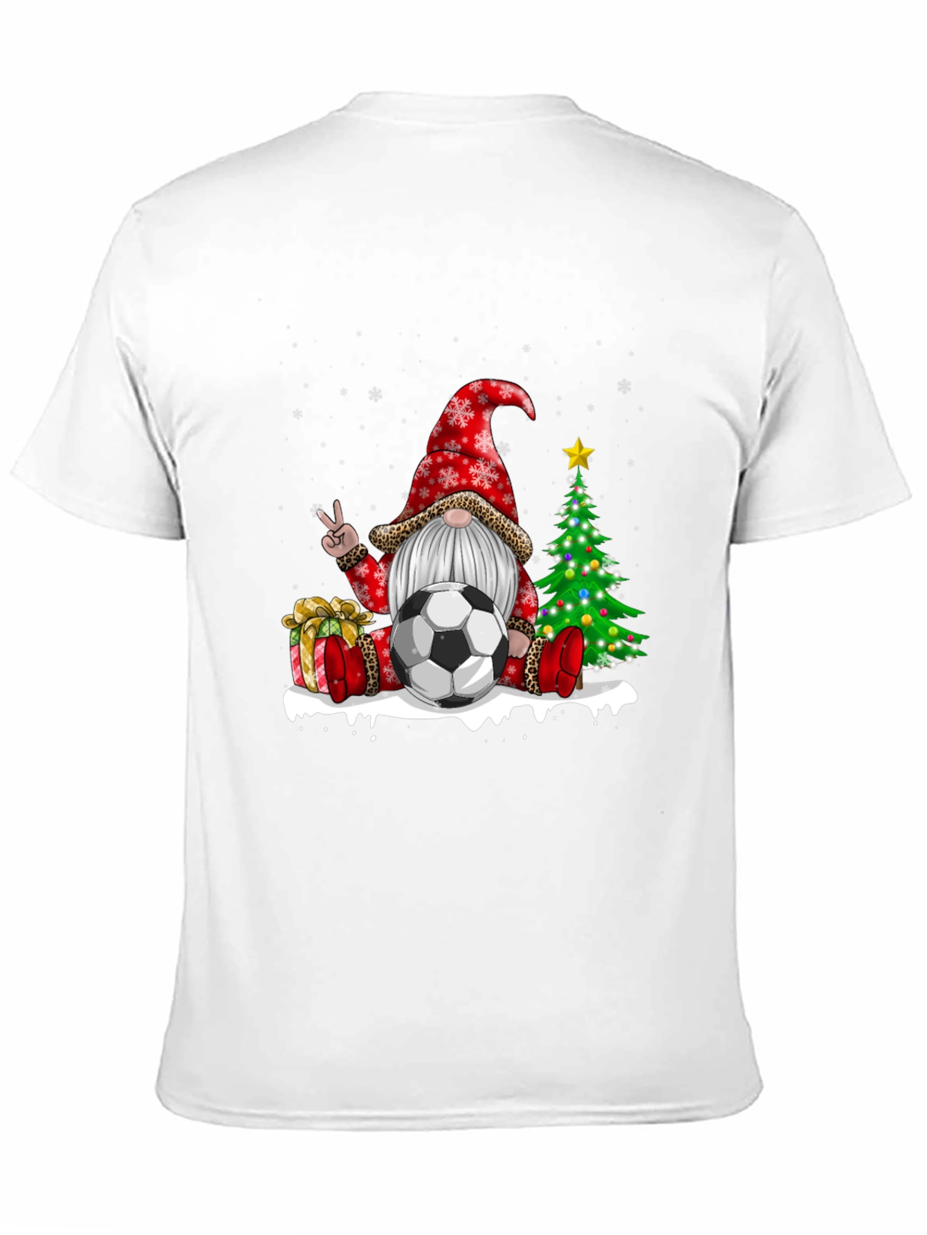 Christmas Soccer Gnome T-Shirt