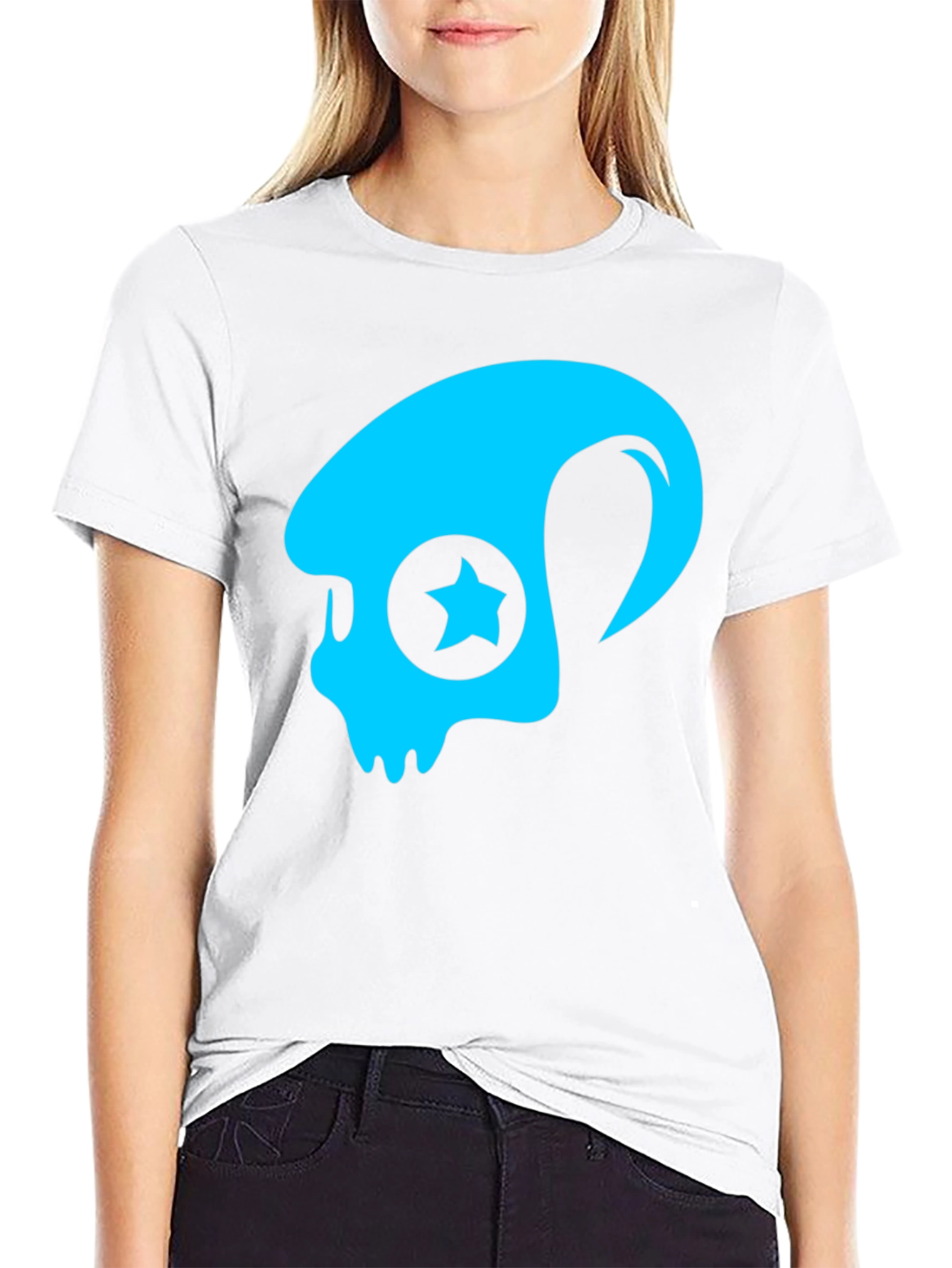 Skull Star Graphic T-Shirt - Cool Casual Tee