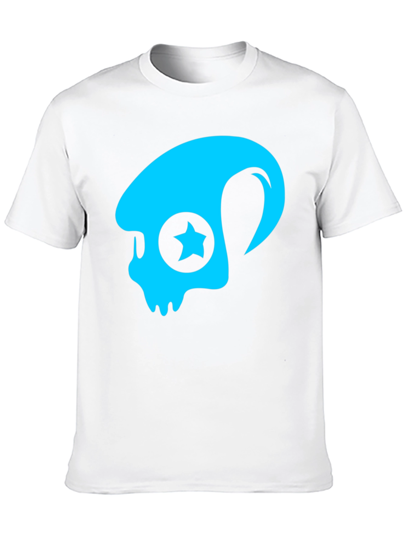 Skull Star Graphic T-Shirt - Cool Casual Tee