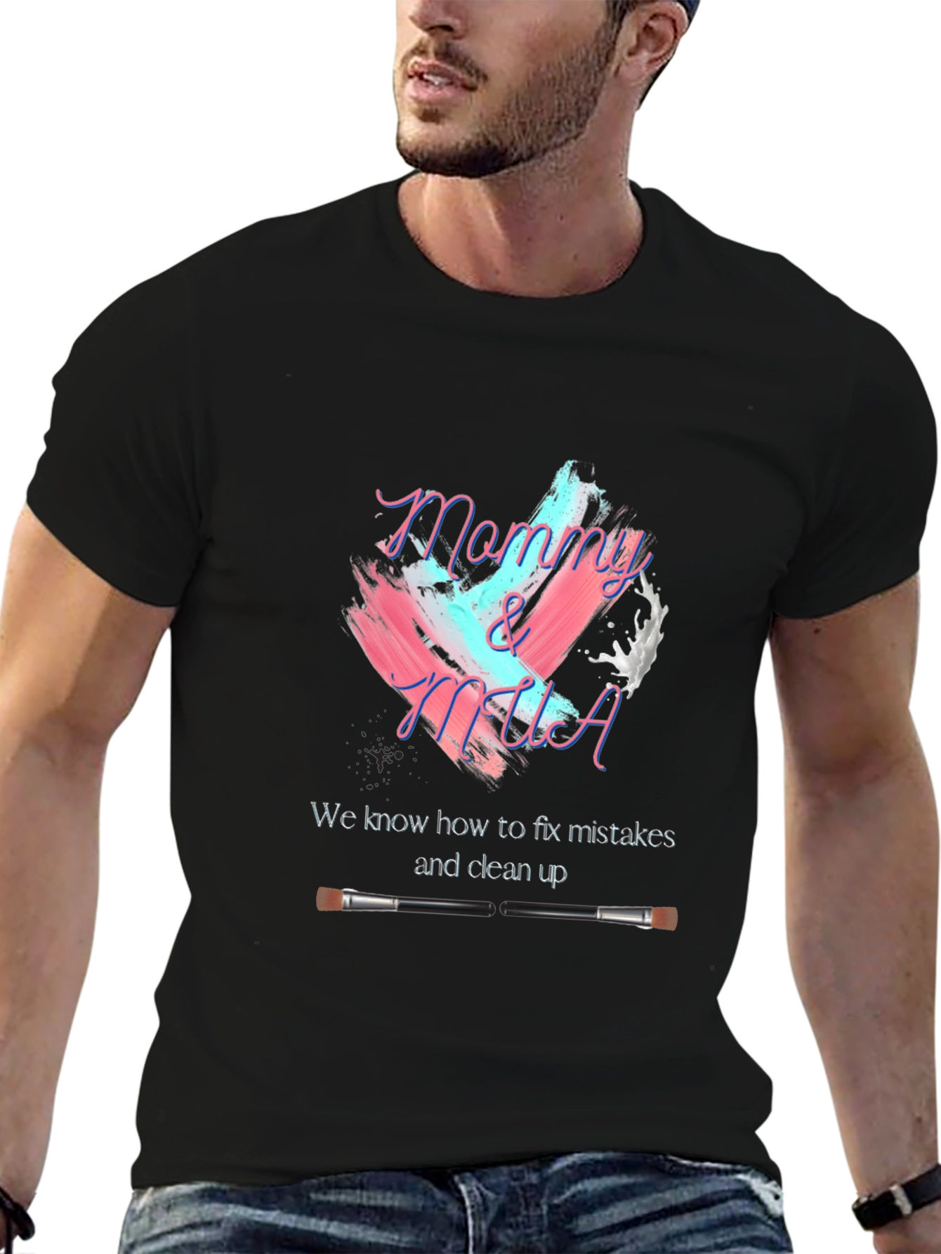Mommy & MUA Makeup Artist T-Shirt