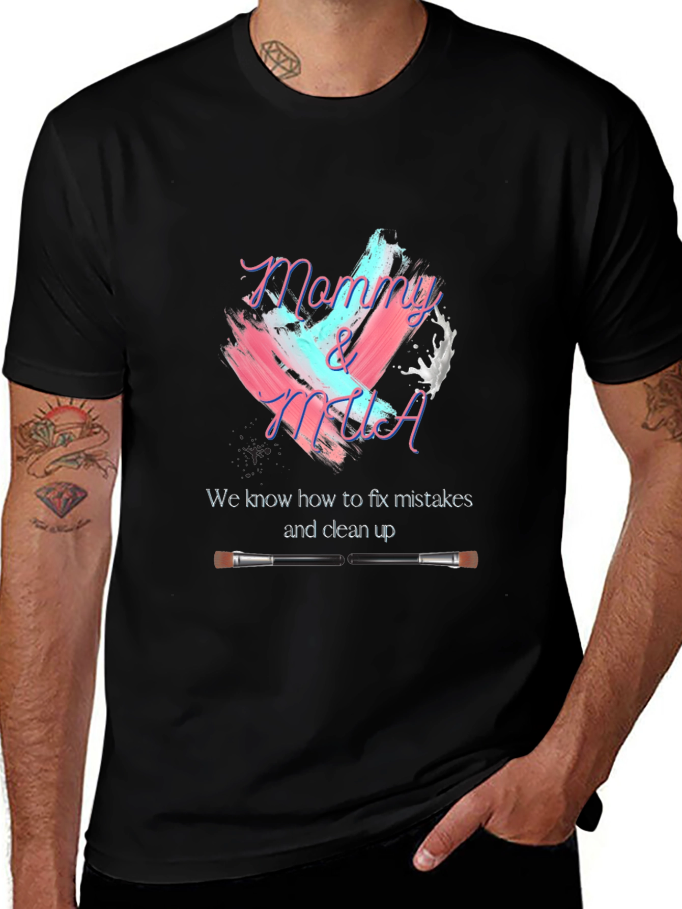 Mommy & MUA Makeup Artist T-Shirt