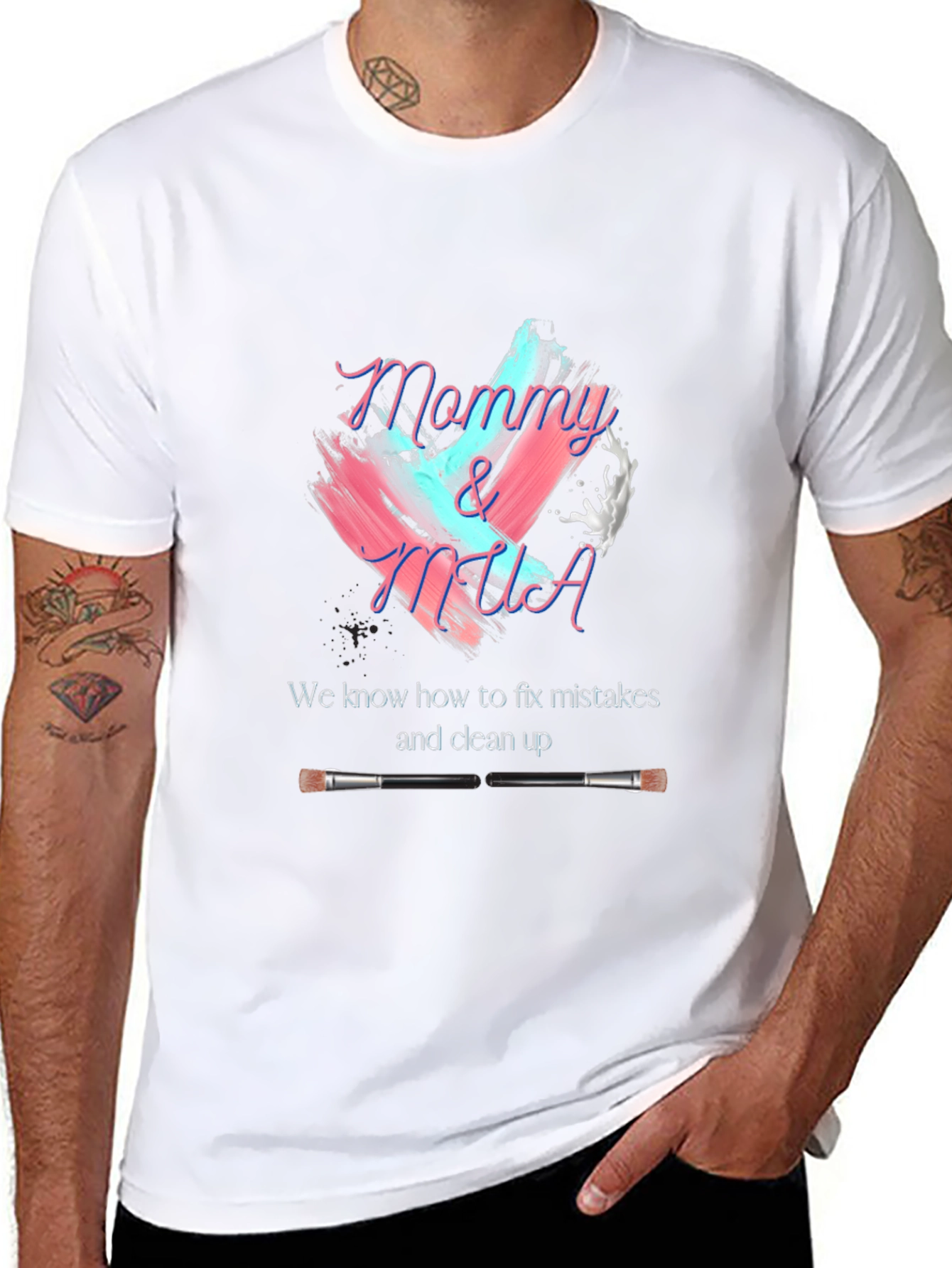 Mommy & MUA Makeup Artist T-Shirt