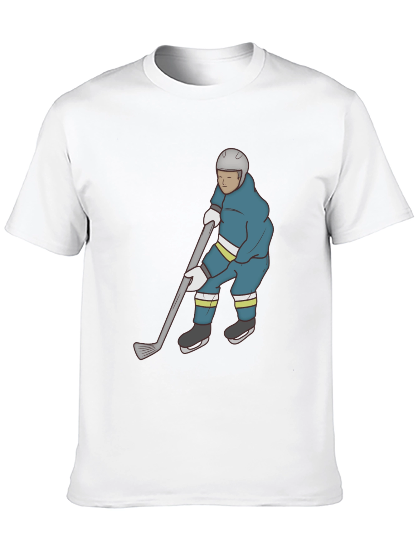 Hockey Player Graphic T-Shirt
