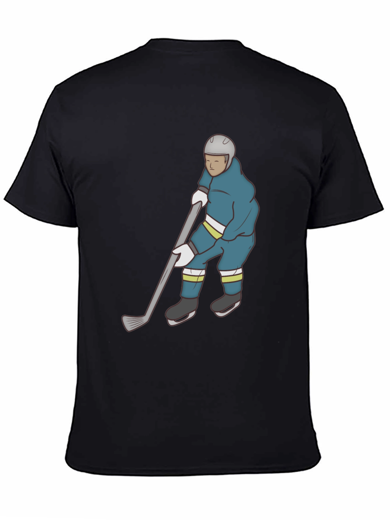 Hockey Player Graphic T-Shirt