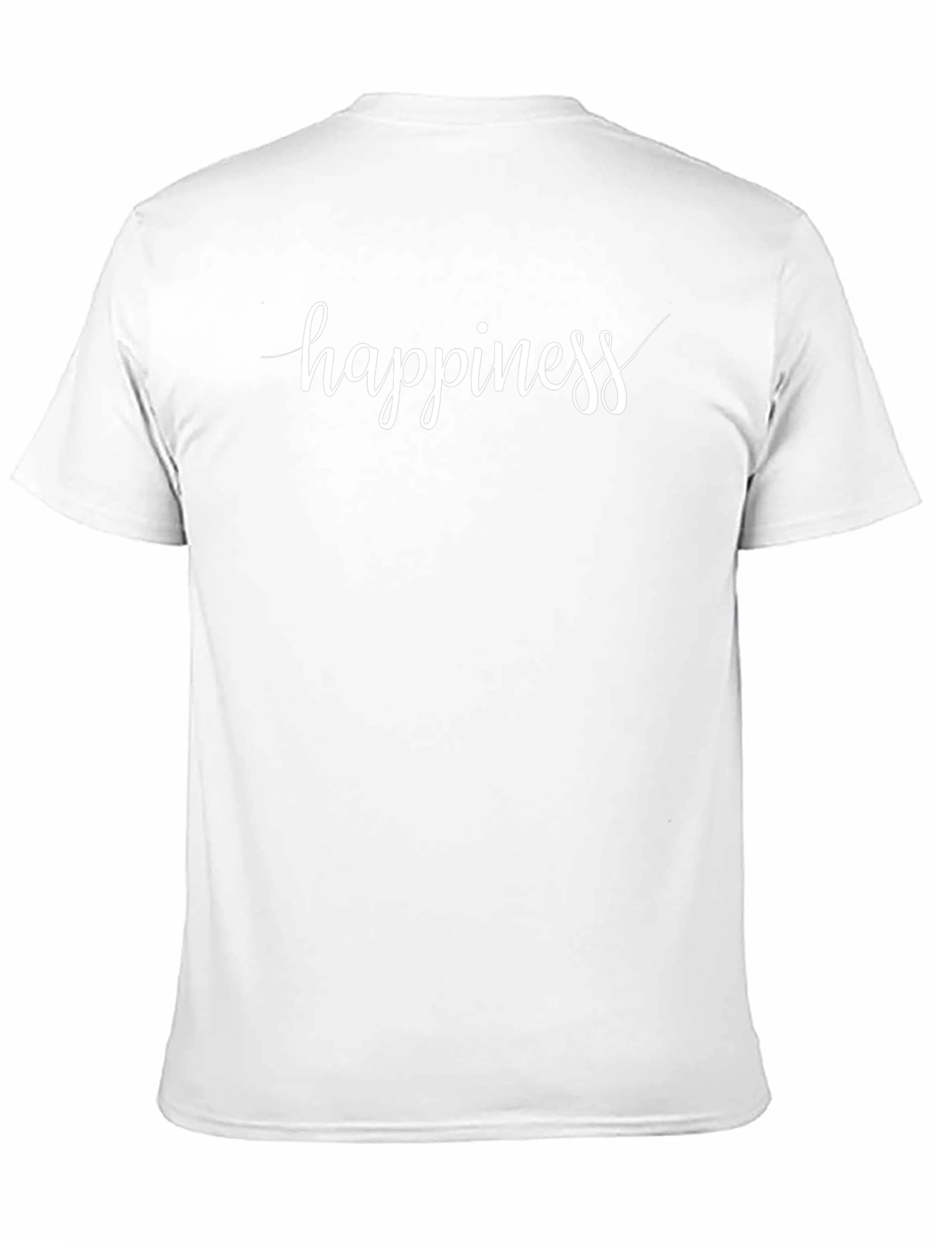 Happiness Black T-Shirt Graphic Tee