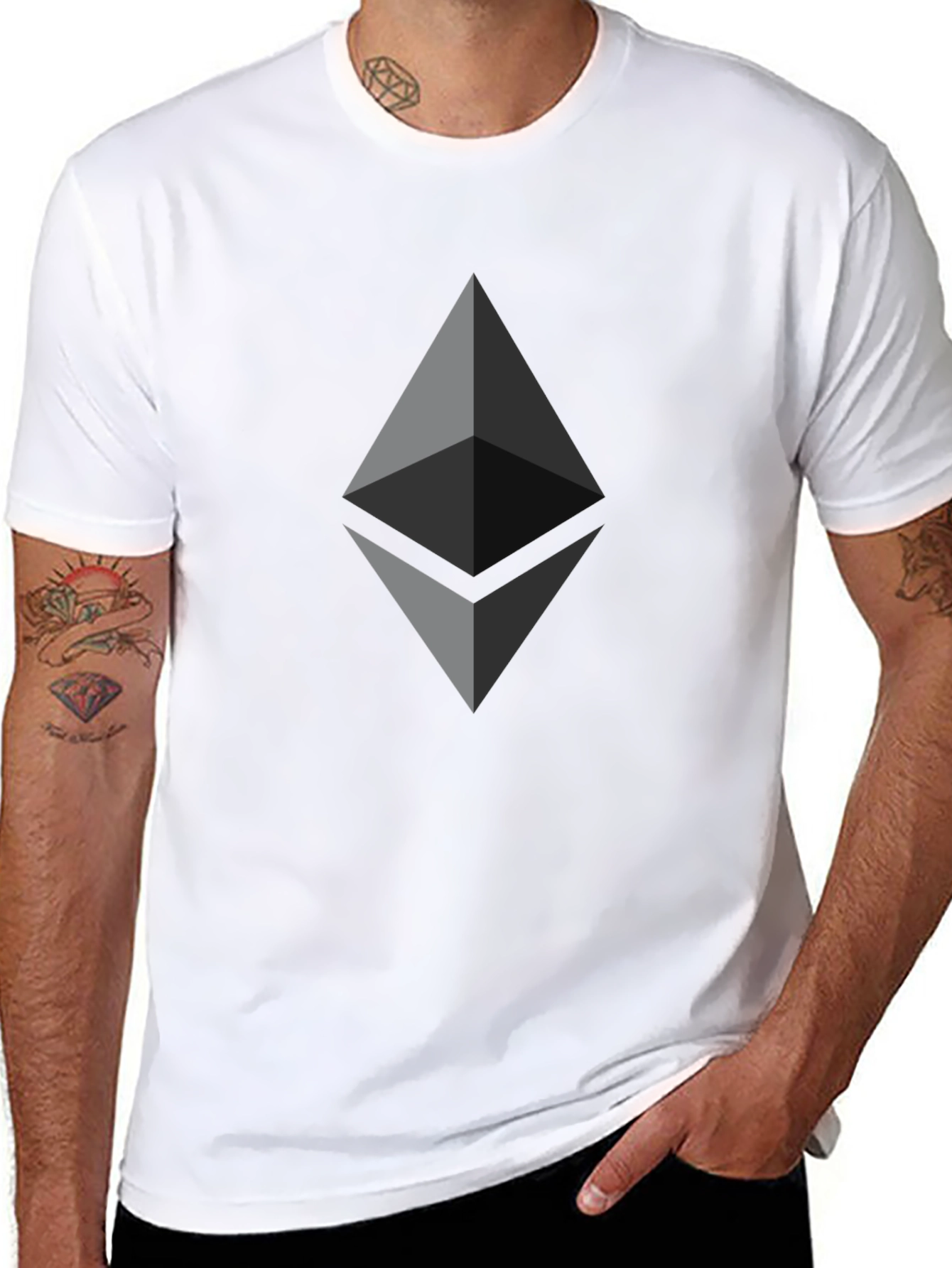 Ethereum Logo Black T-Shirt