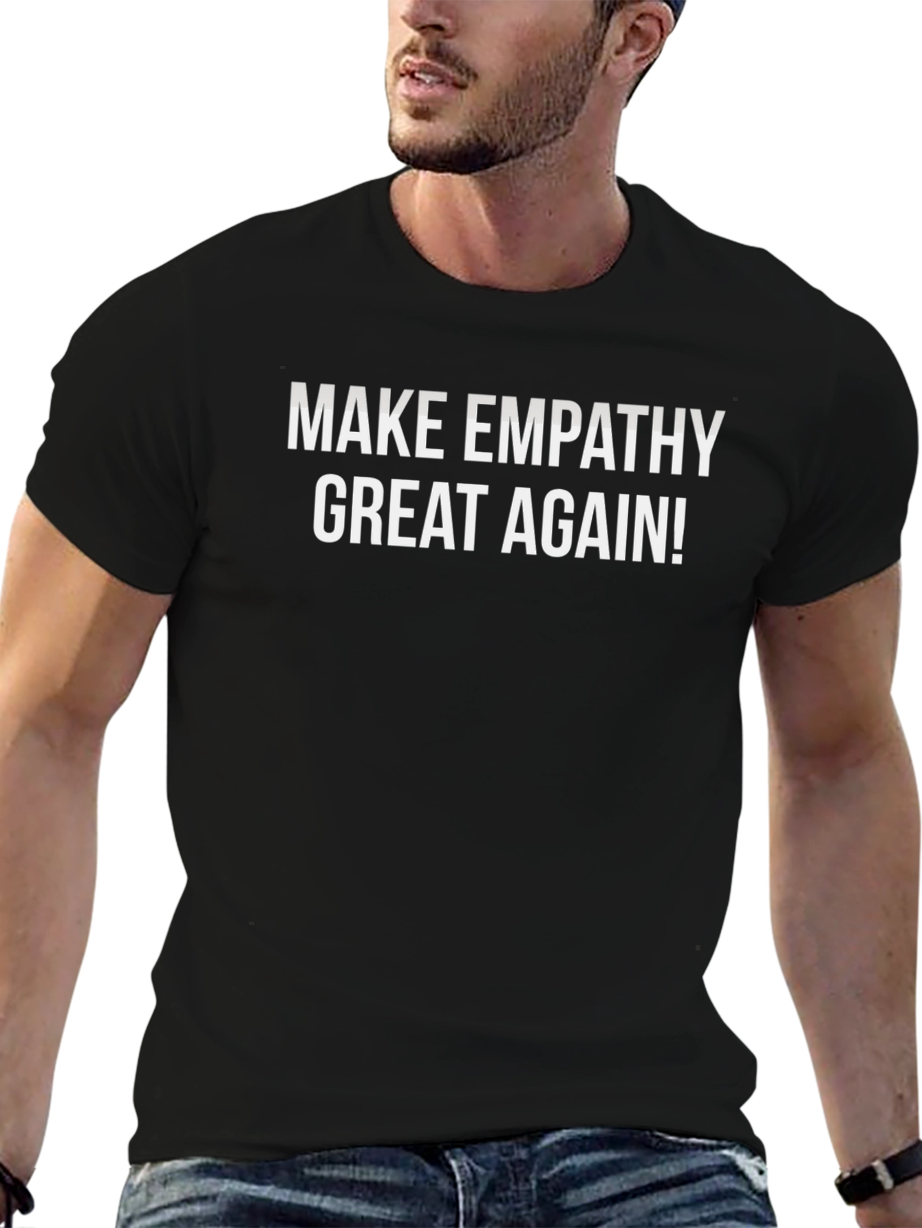 Make Empathy Great Again Black T-Shirt