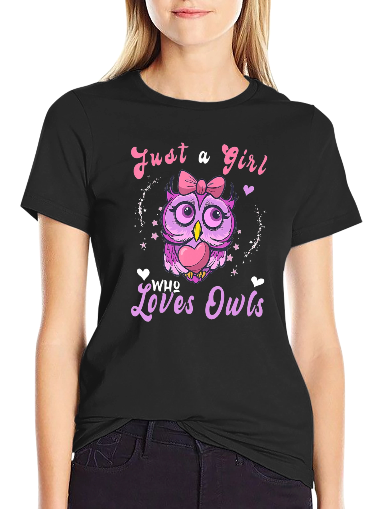 Just a Girl Who Loves Owls T-Shirt