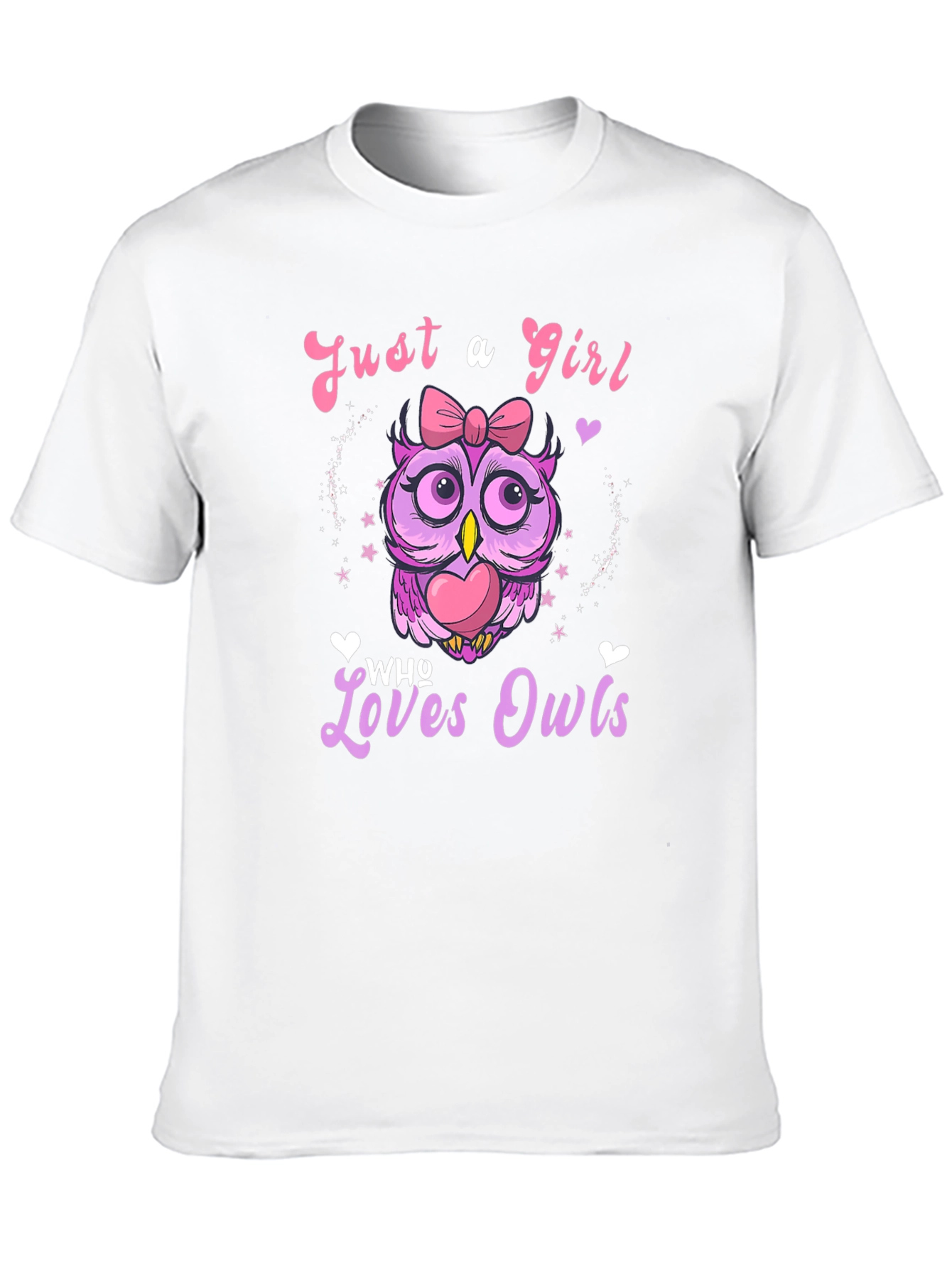 Just a Girl Who Loves Owls T-Shirt