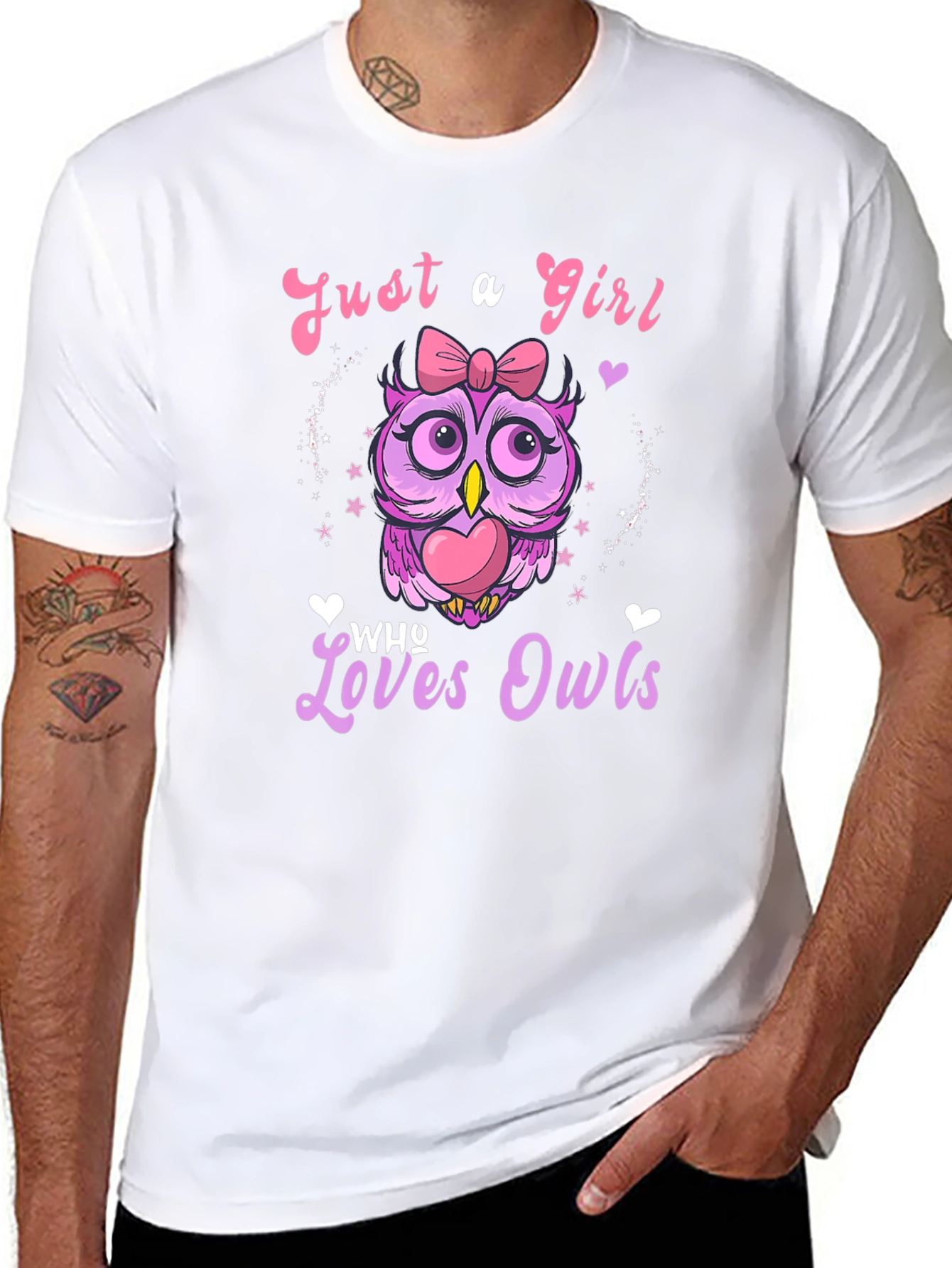 Just a Girl Who Loves Owls T-Shirt