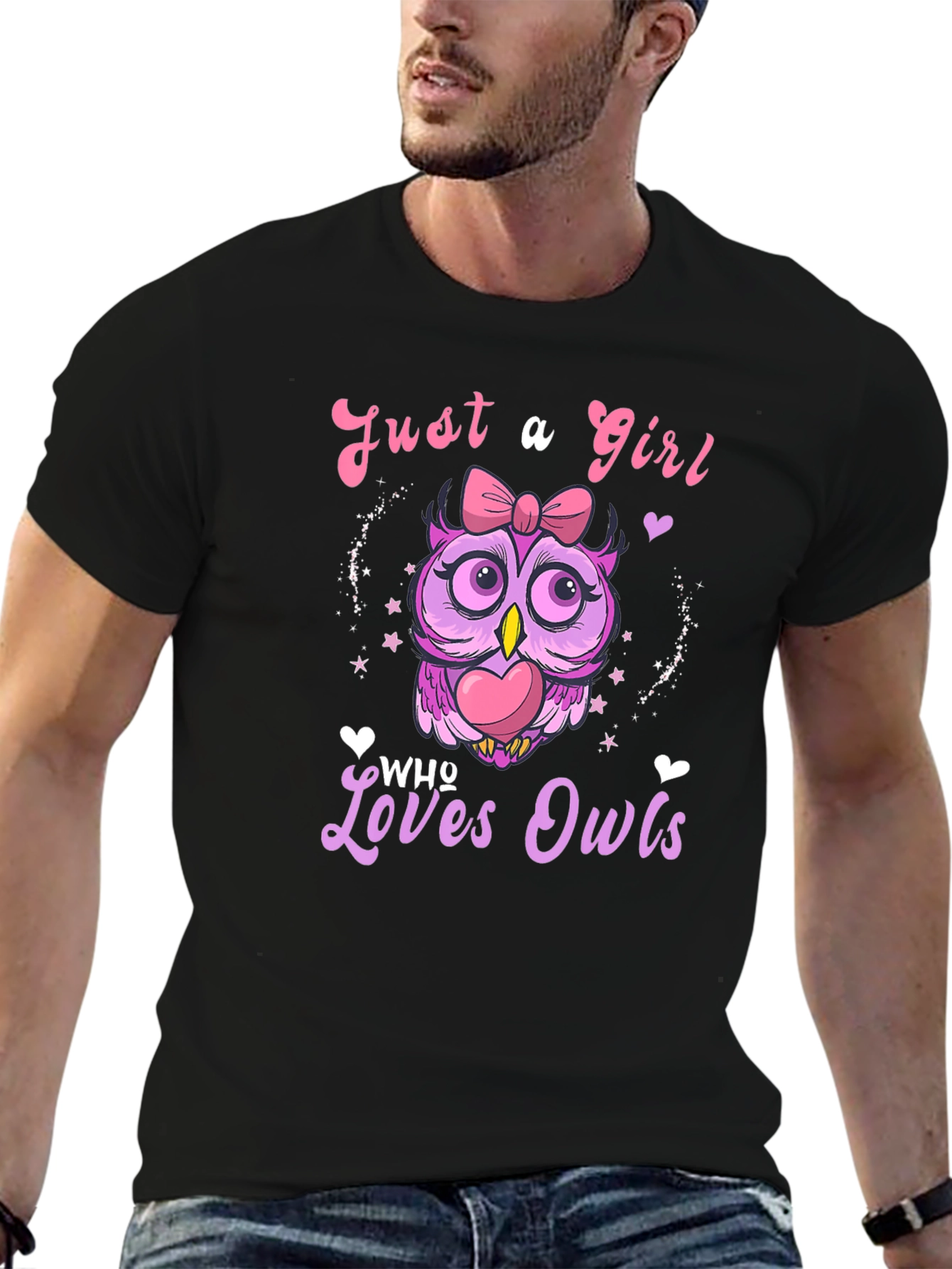 Just a Girl Who Loves Owls T-Shirt