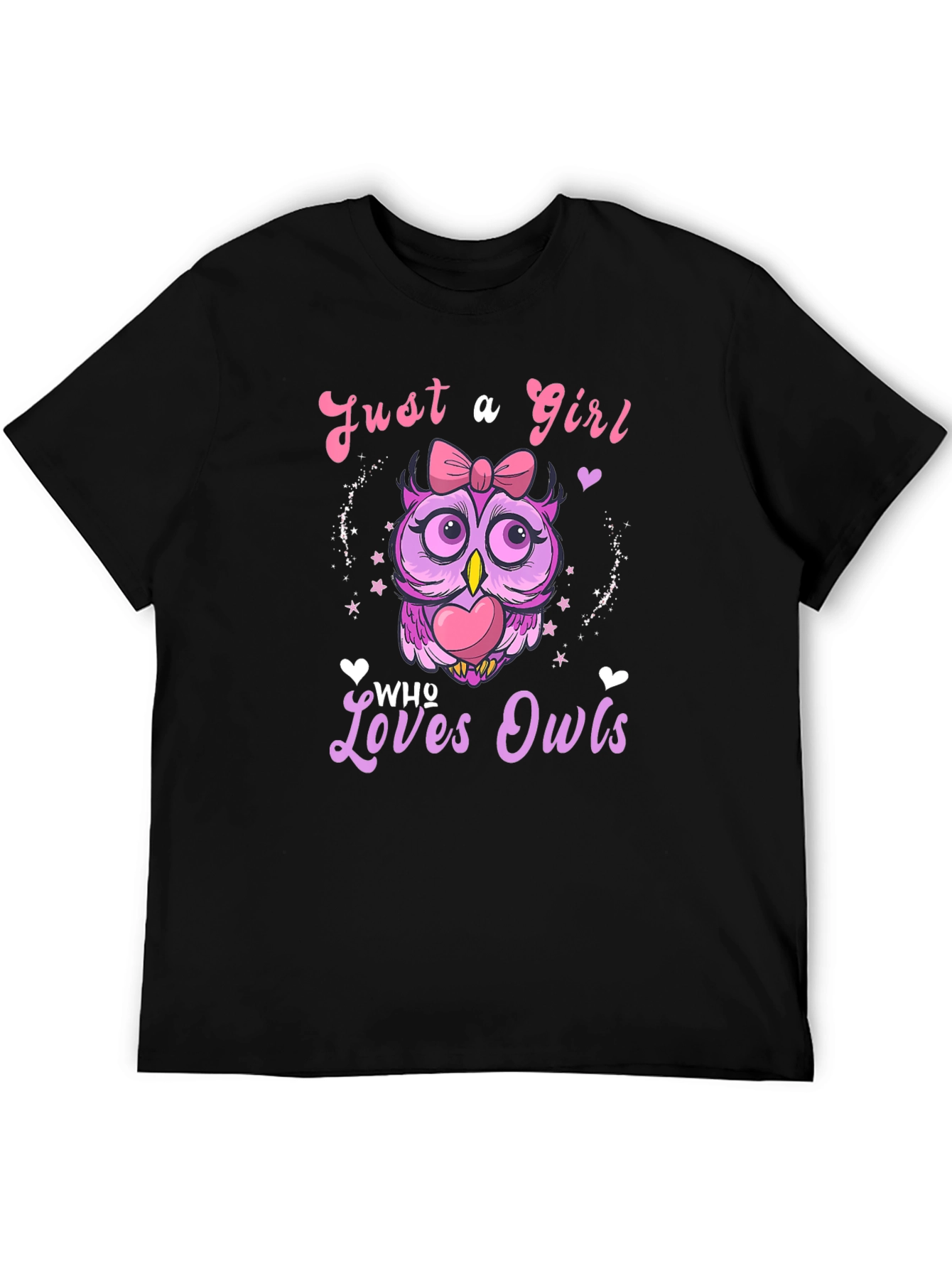 Just a Girl Who Loves Owls T-Shirt