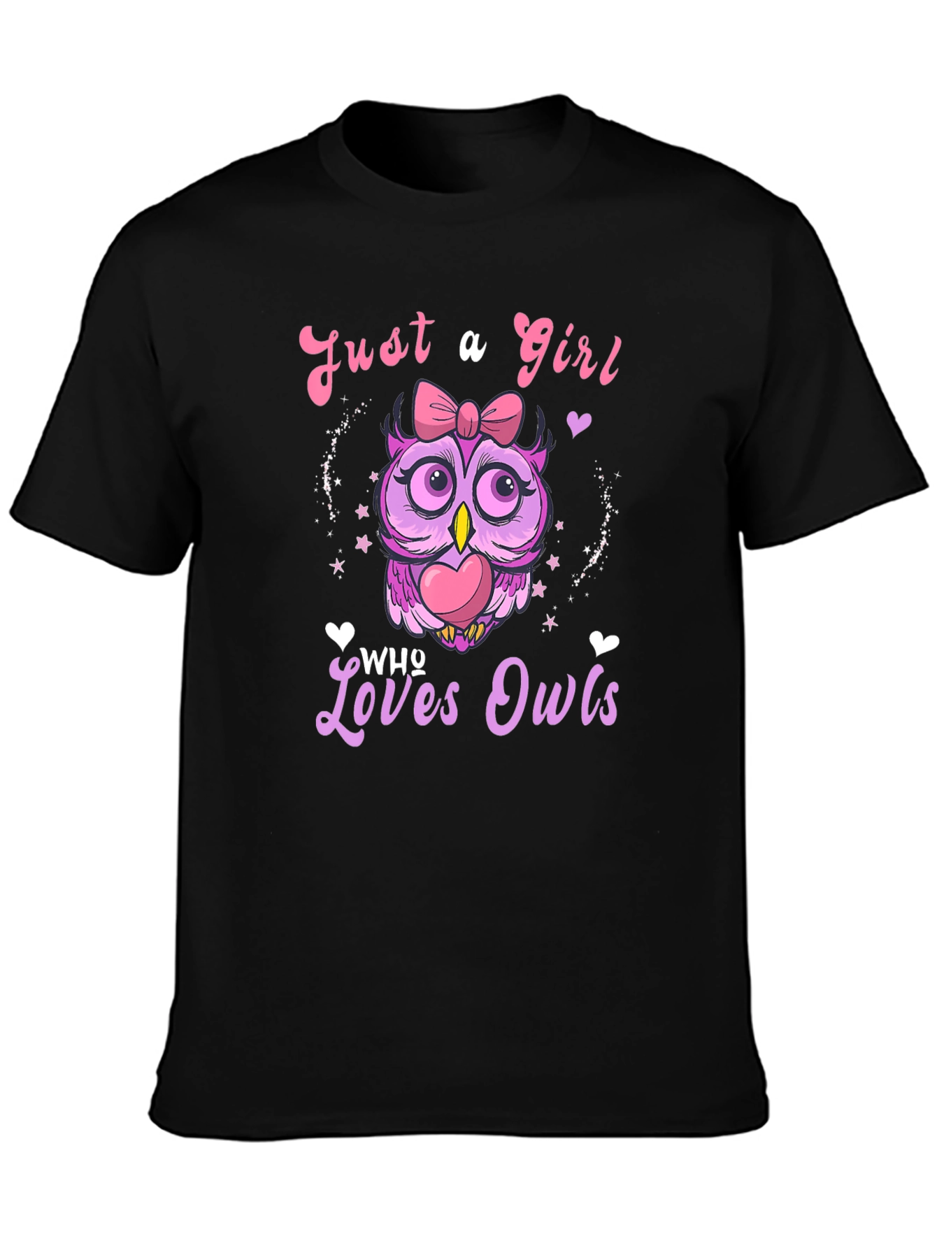 Just a Girl Who Loves Owls T-Shirt