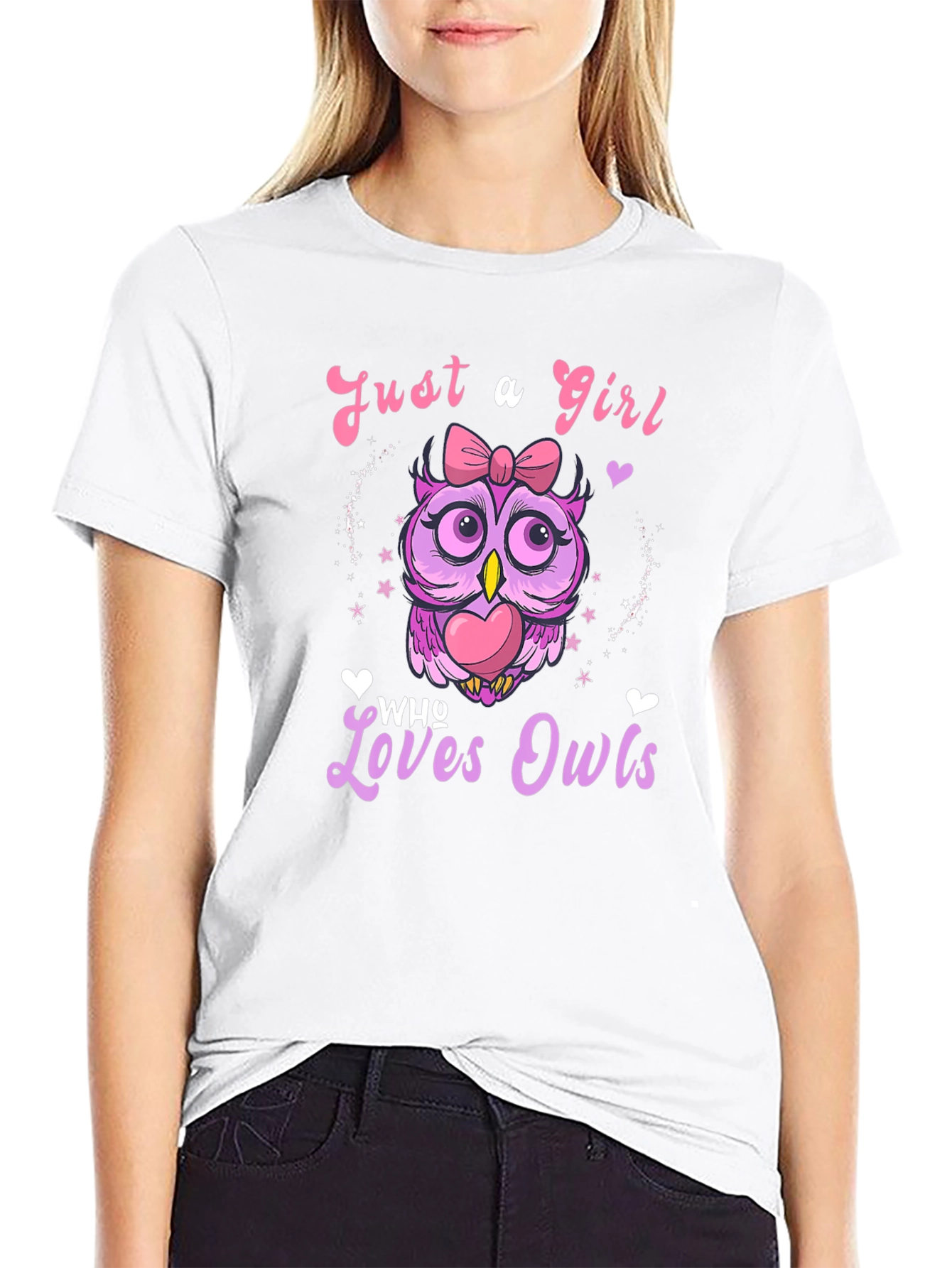 Just a Girl Who Loves Owls T-Shirt