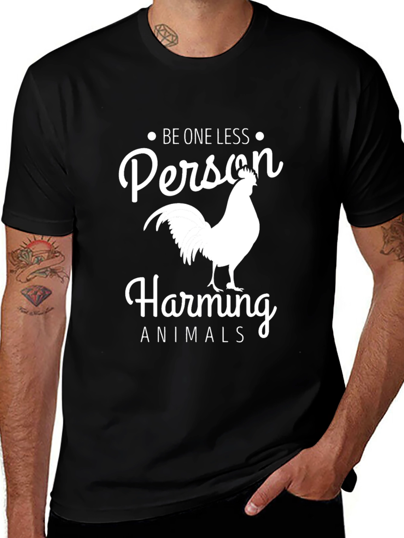 Be One Less Person Harming Animals T-Shirt