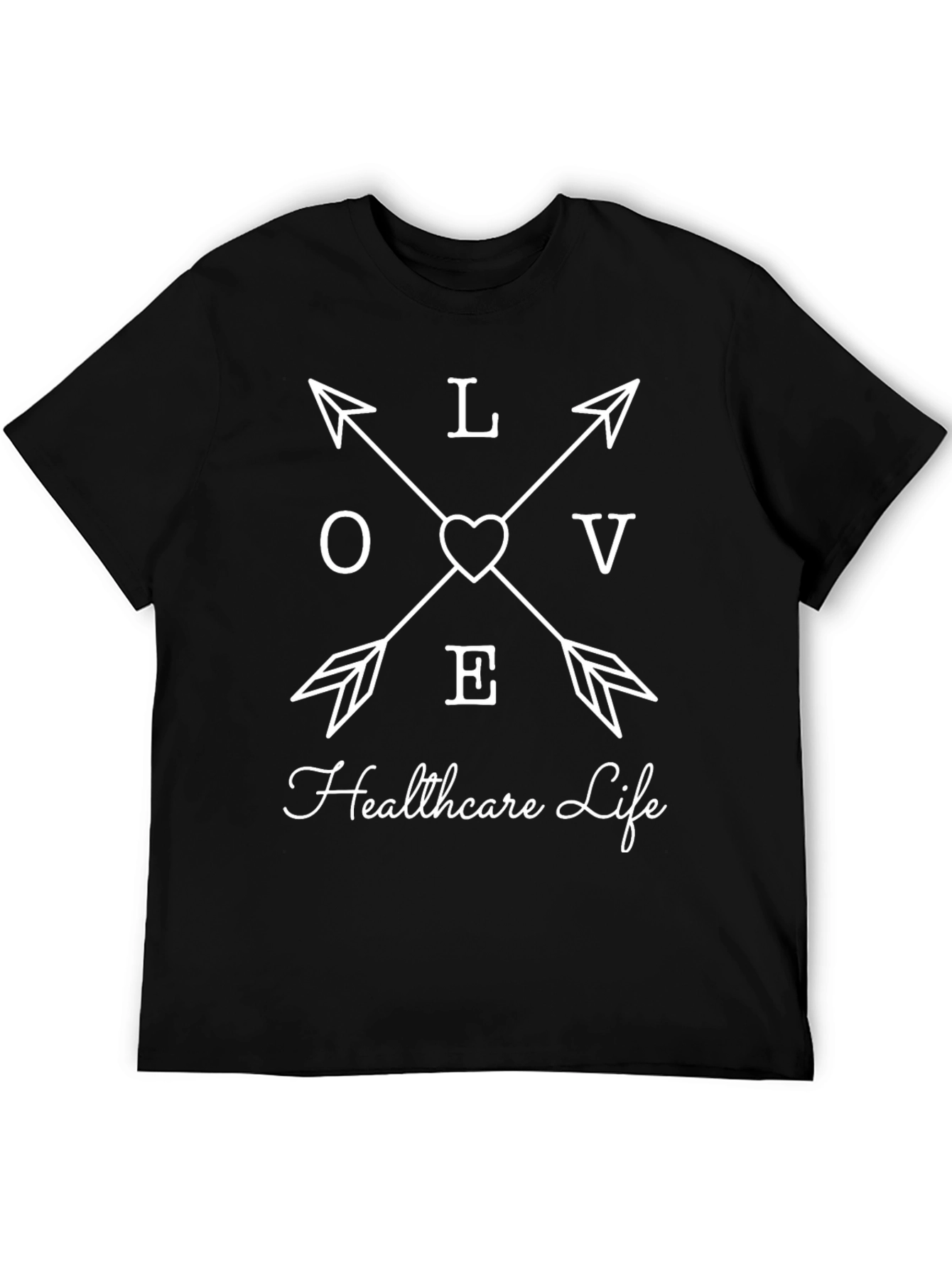 Love Healthcare Life Graphic T-Shirt