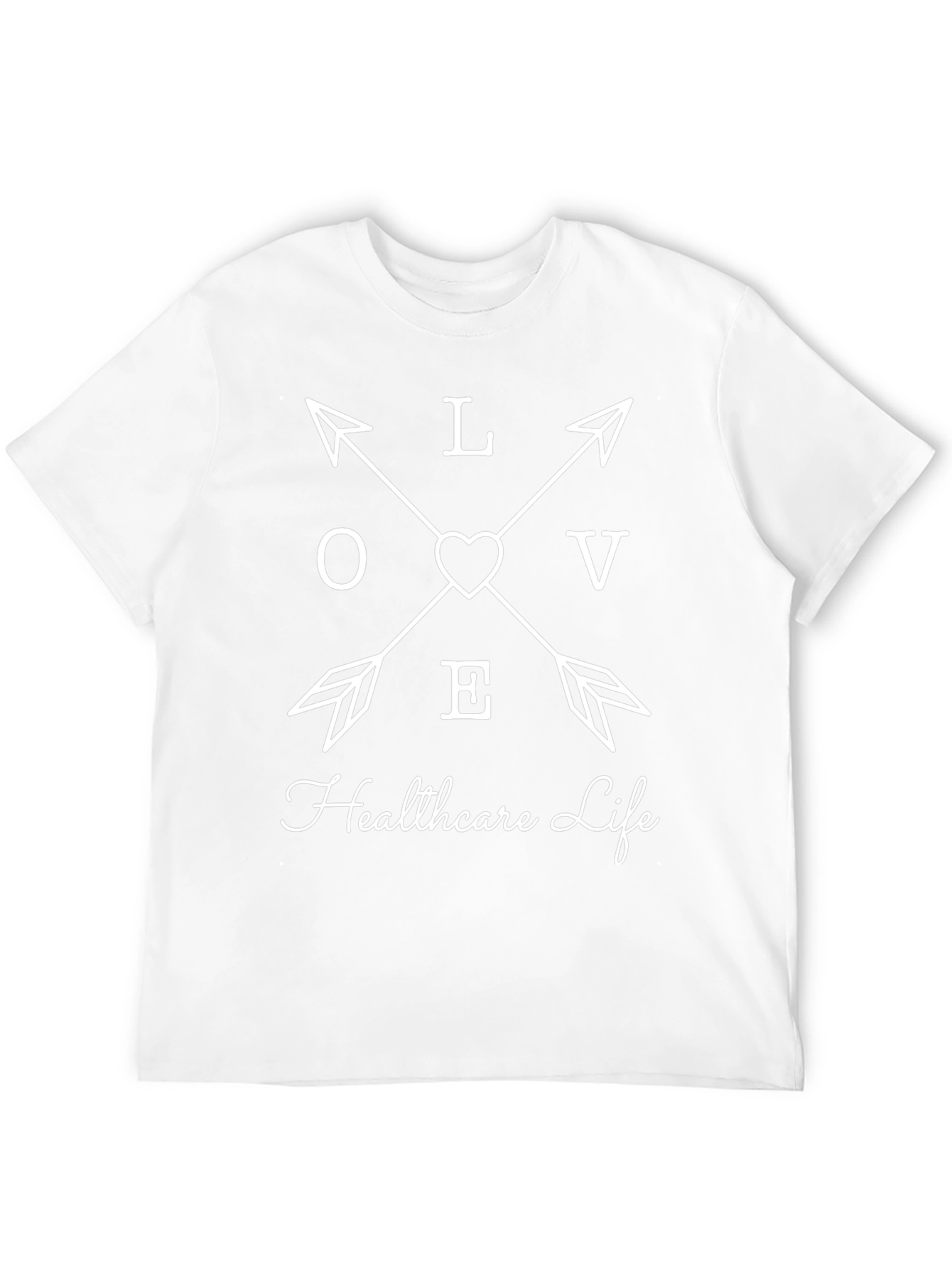 Love Healthcare Life Graphic T-Shirt