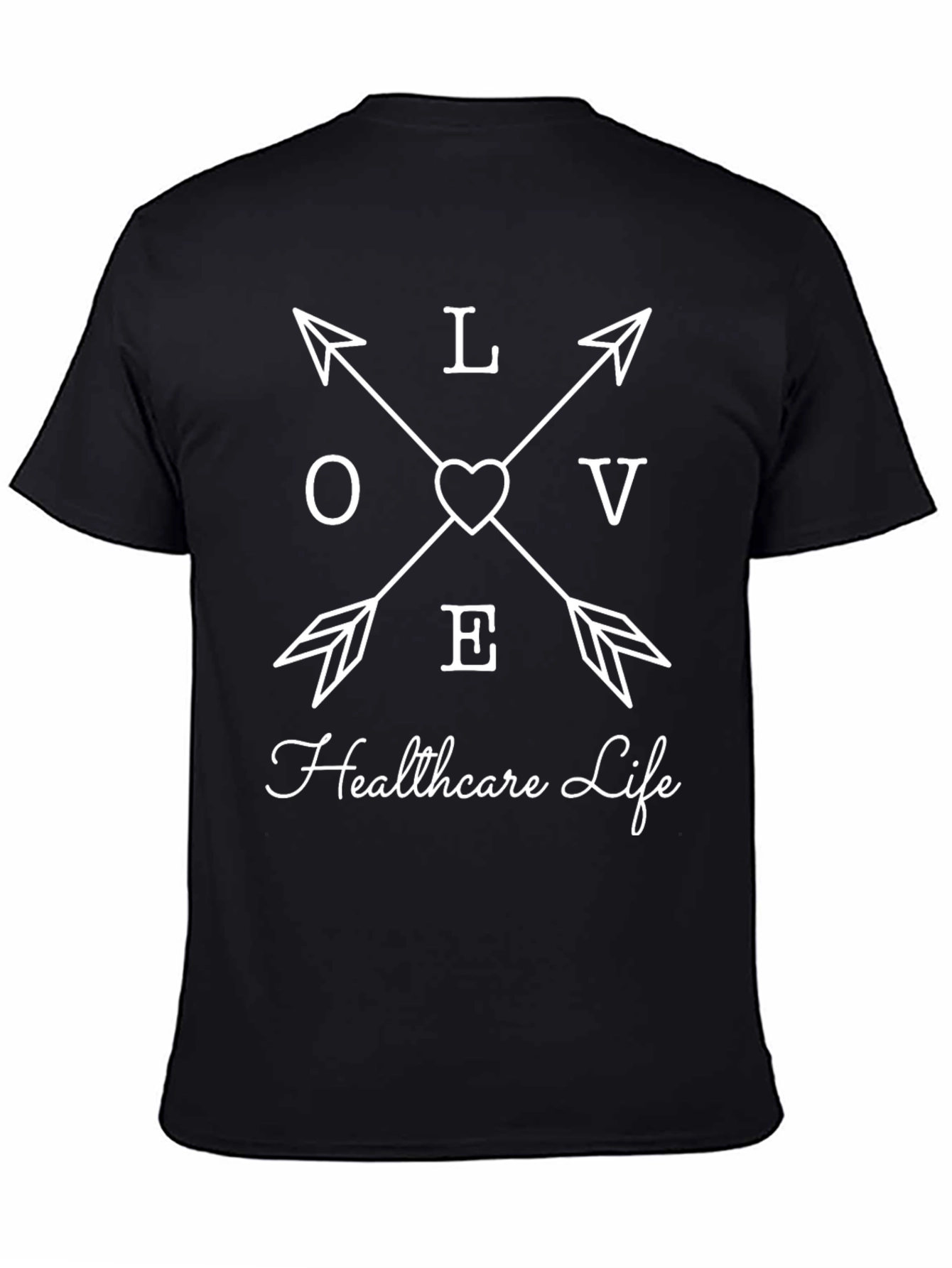 Love Healthcare Life Graphic T-Shirt