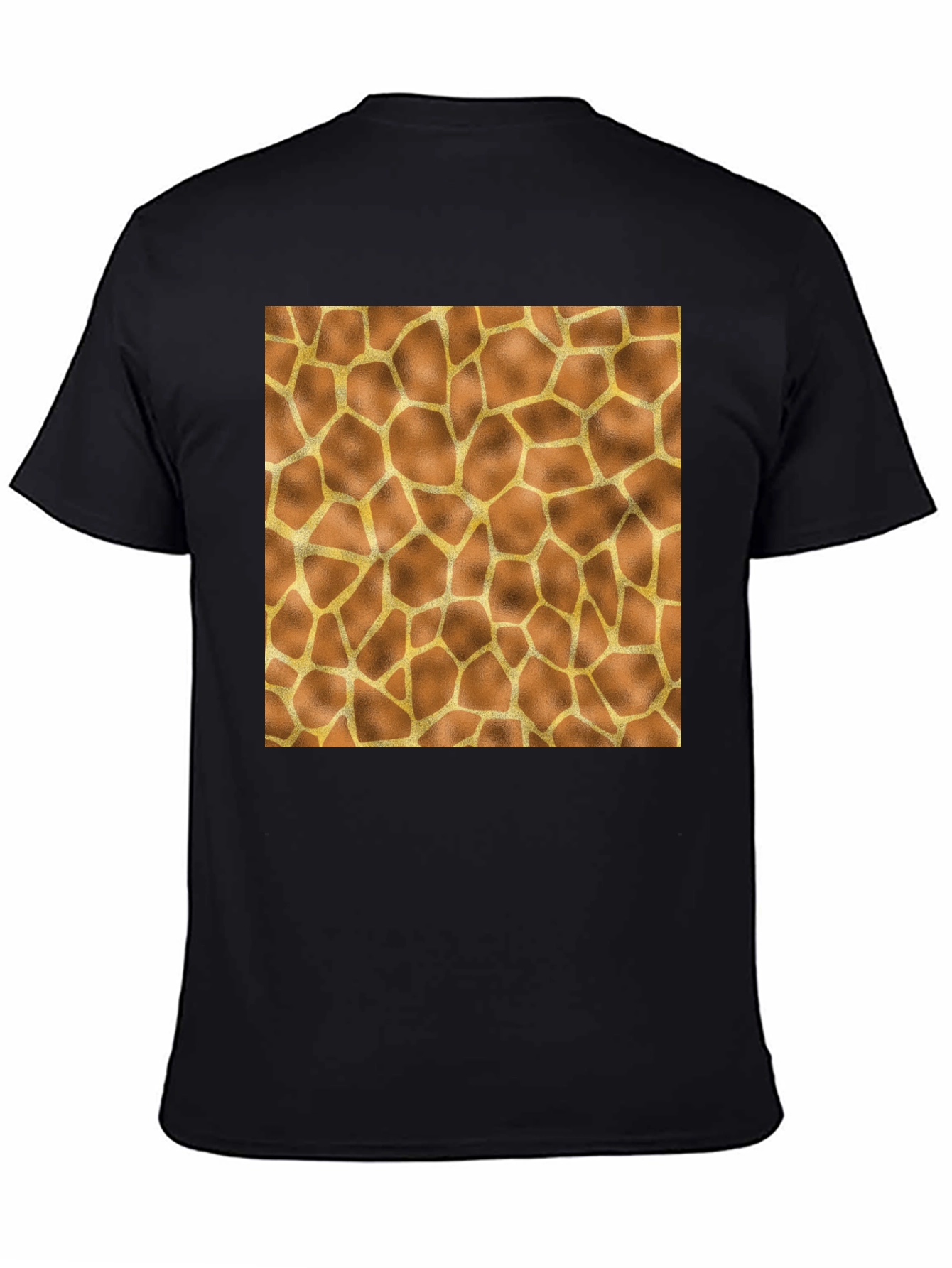 Giraffe Print Tee - Stylish Animal Pattern T-Shirt