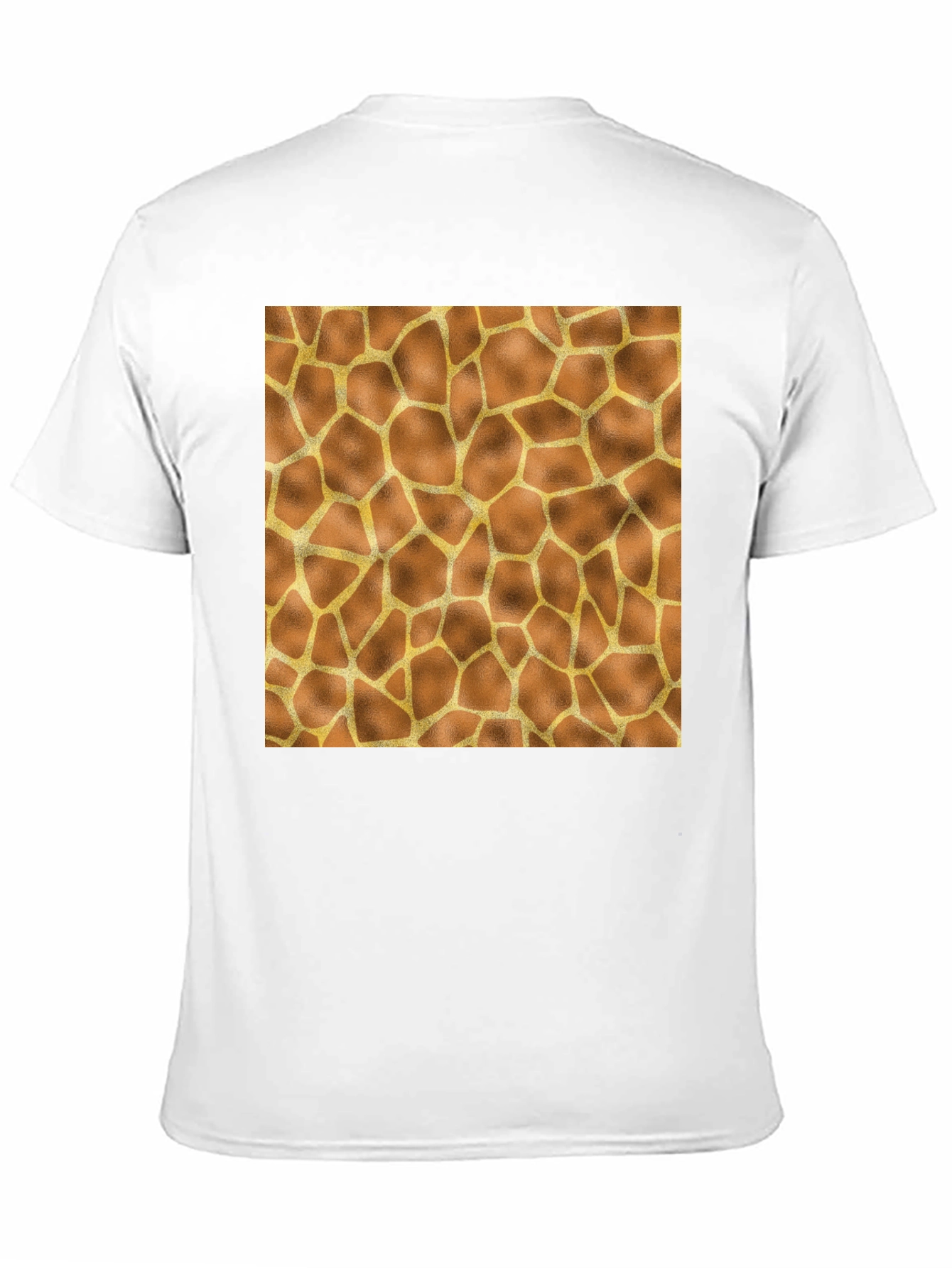 Giraffe Print Tee - Stylish Animal Pattern T-Shirt