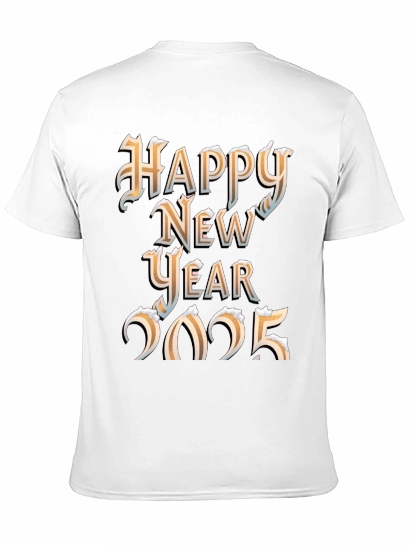 Festive Happy New Year 2025 Graphic T-Shirt