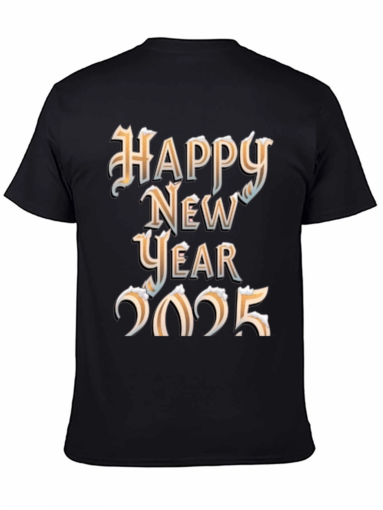 Festive Happy New Year 2025 Graphic T-Shirt