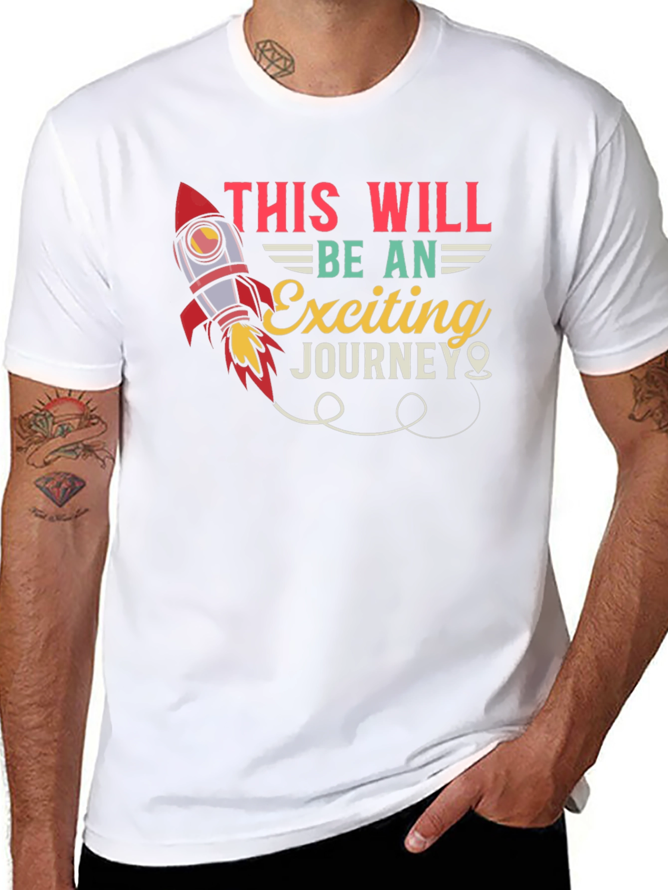 Exciting Journey Graphic T-Shirt - Adventure Tee