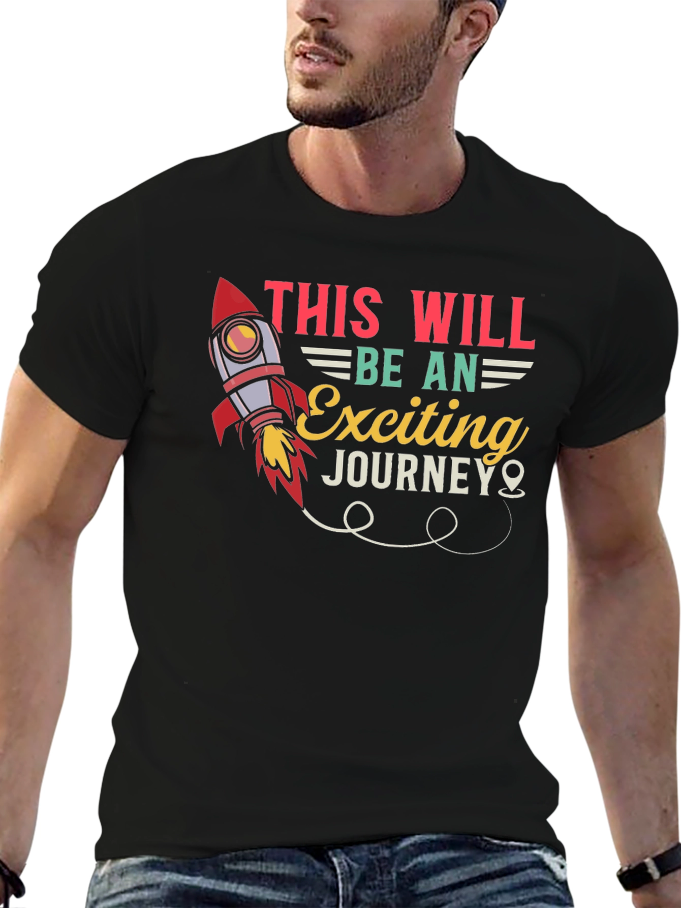 Exciting Journey Graphic T-Shirt - Adventure Tee