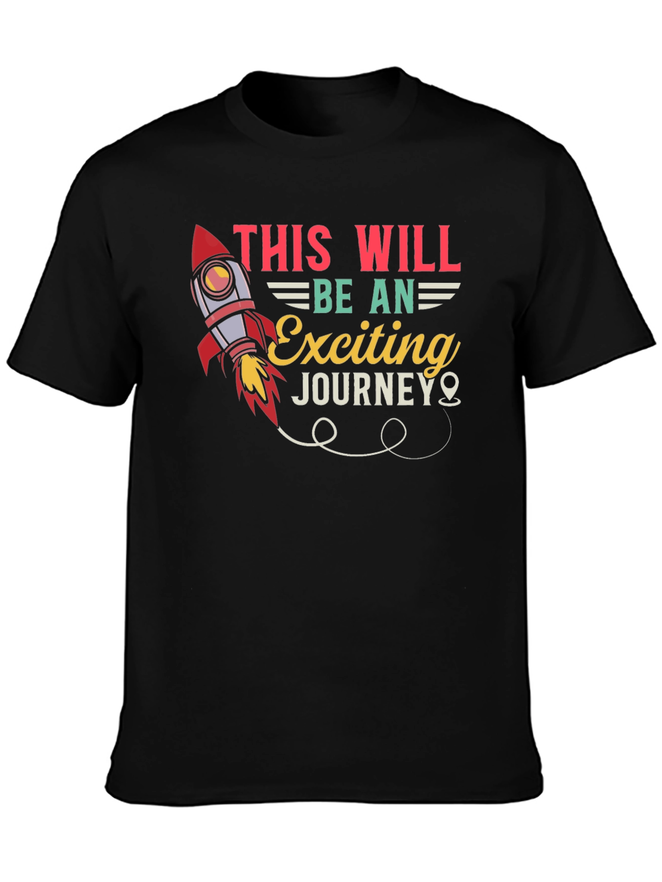 Exciting Journey Graphic T-Shirt - Adventure Tee