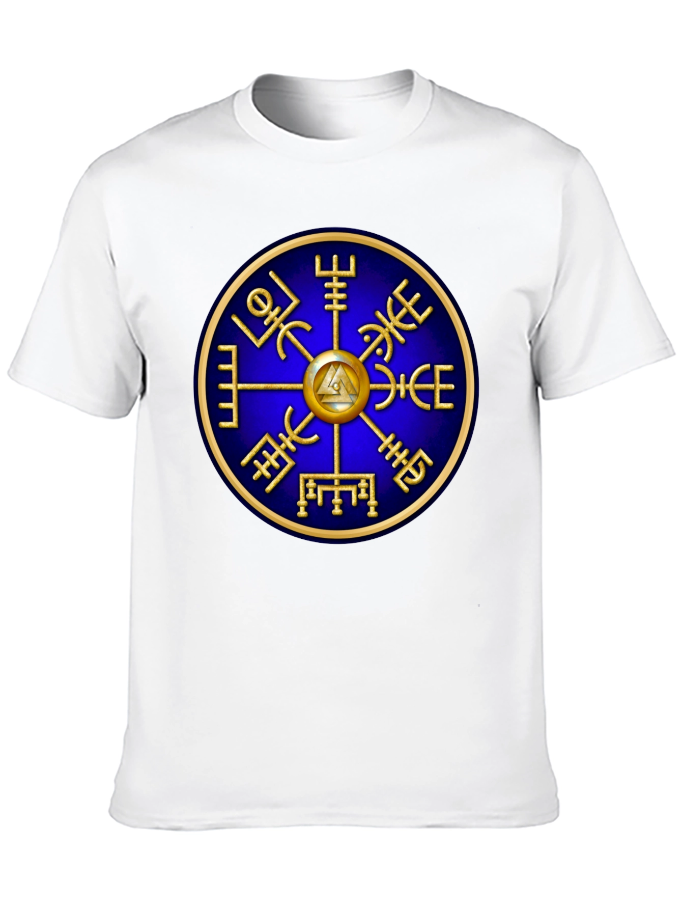 Vegvisir Compass Viking Runes T-Shirt