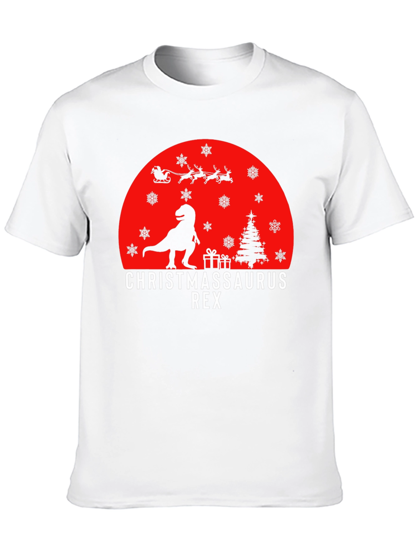 Christmassaurus Rex T-Shirt - Dinosaur Christmas Tee